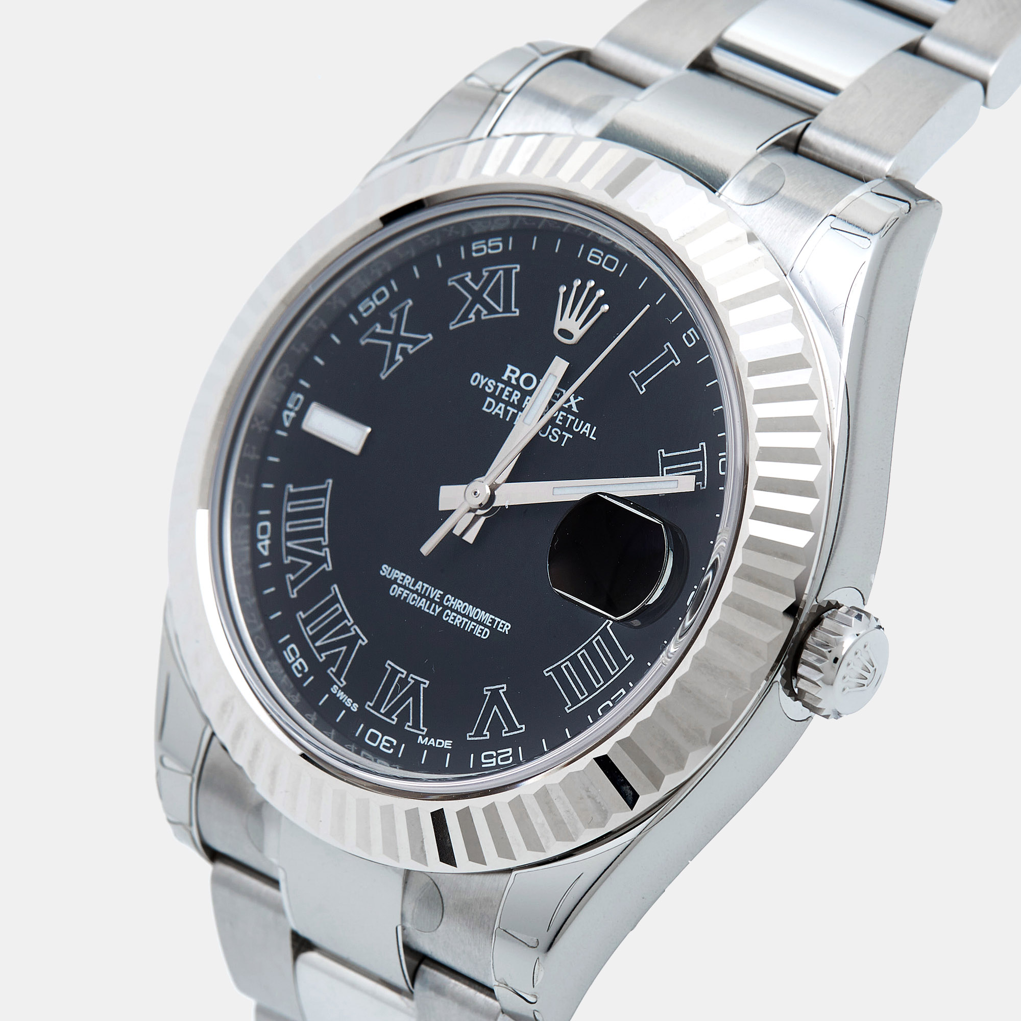 

Rolex Charcoal Dark Grey, Silver