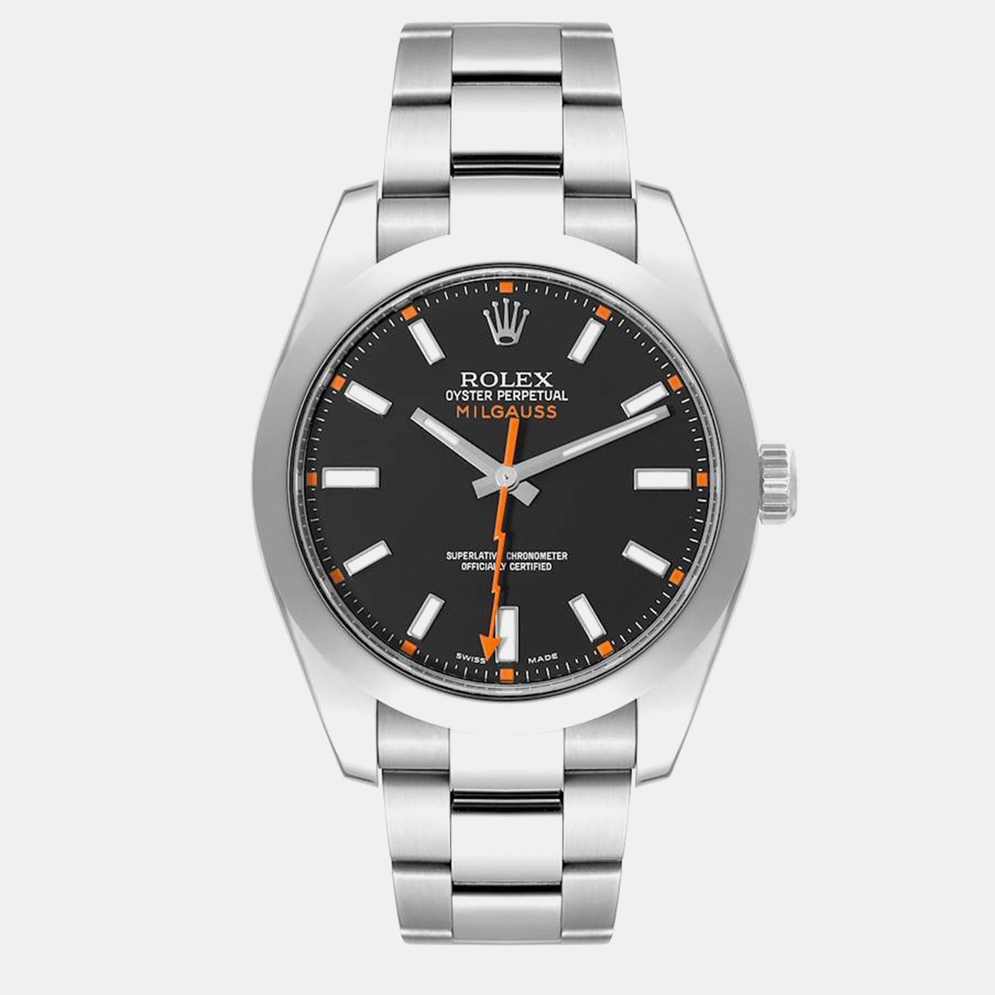 

Rolex Milgauss Black Dial Steel Men's Watch 40.0 mm