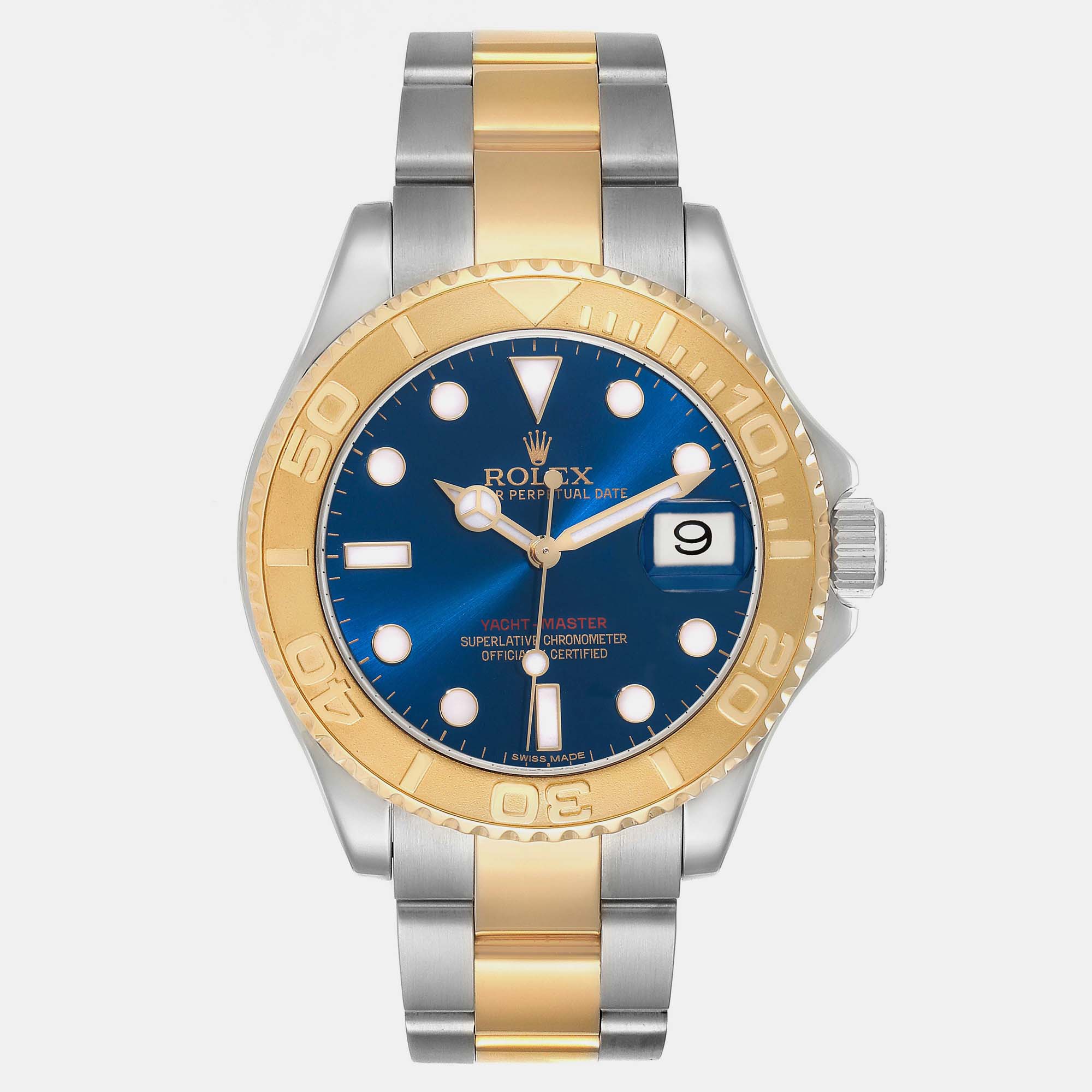 

Rolex Yachtmaster Steel Yellow Gold Blue Dial Men's Watch 40 mm