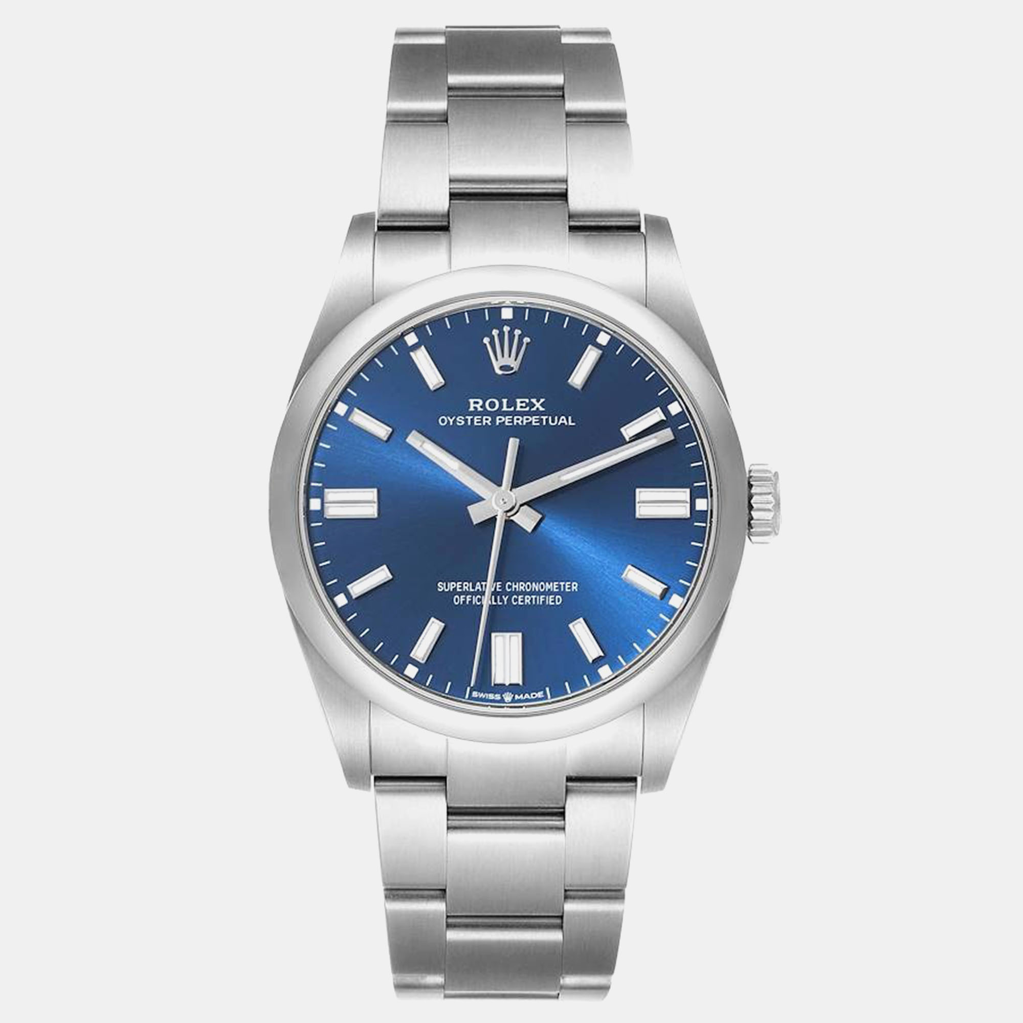 

Rolex Oyster Perpetual Blue Dial Steel Men's Watch 36.0 mm