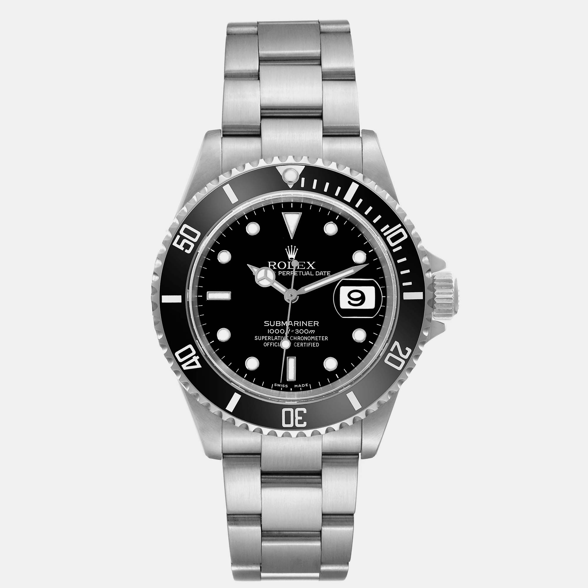 

Rolex Submariner Date Black Dial Steel Men's Watch 40.0 mm
