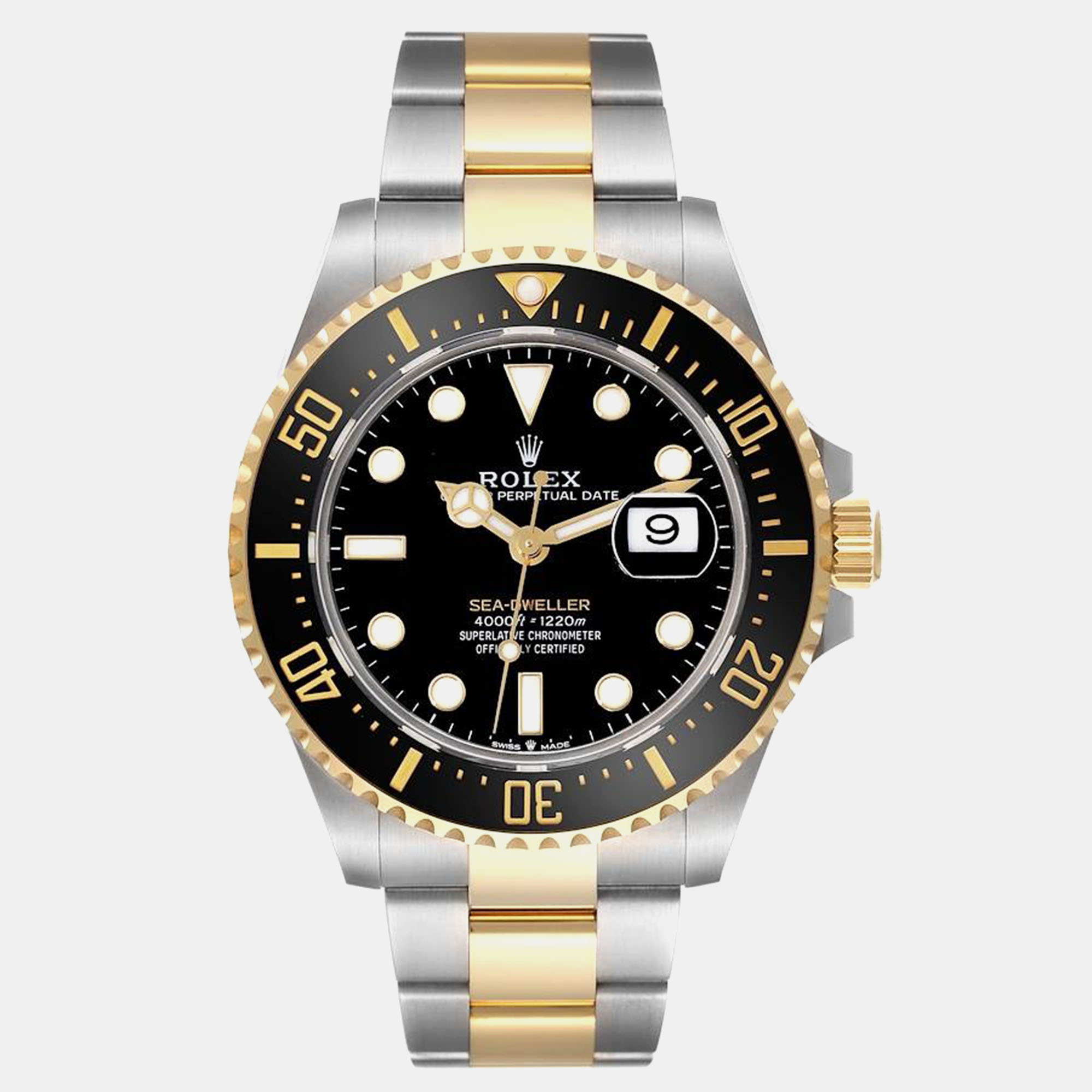 

Rolex Seadweller Black Dial Steel Yellow Gold Men's Watch 126603 43 mm