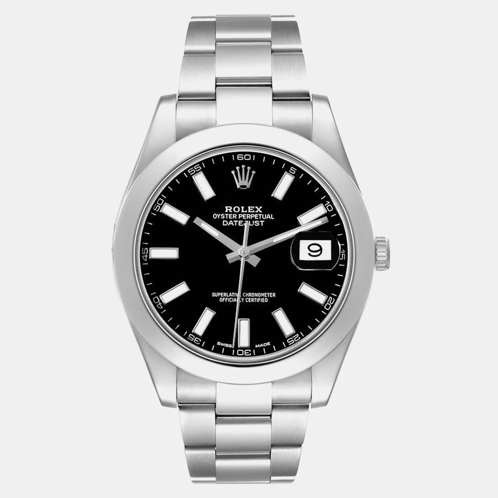 

Rolex Datejust II Black Dial Steel Men's Watch 41 mm