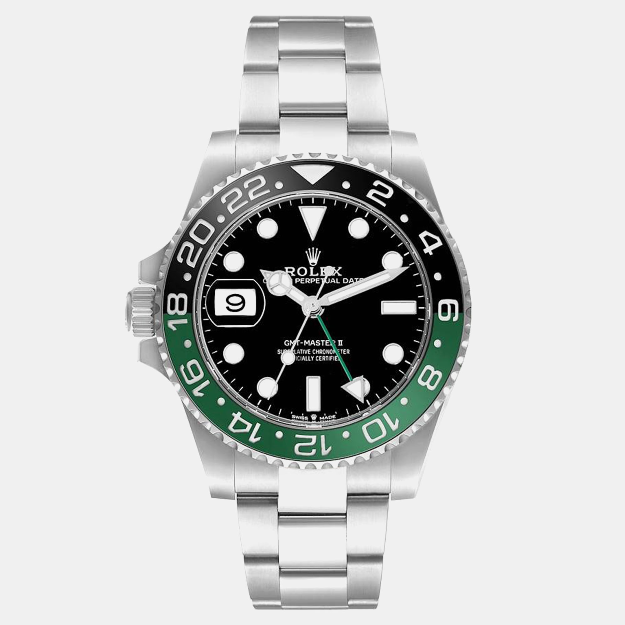 

Rolex GMT Master II Sprite Bezel Steel Men's Watch 126720 40 mm, Black