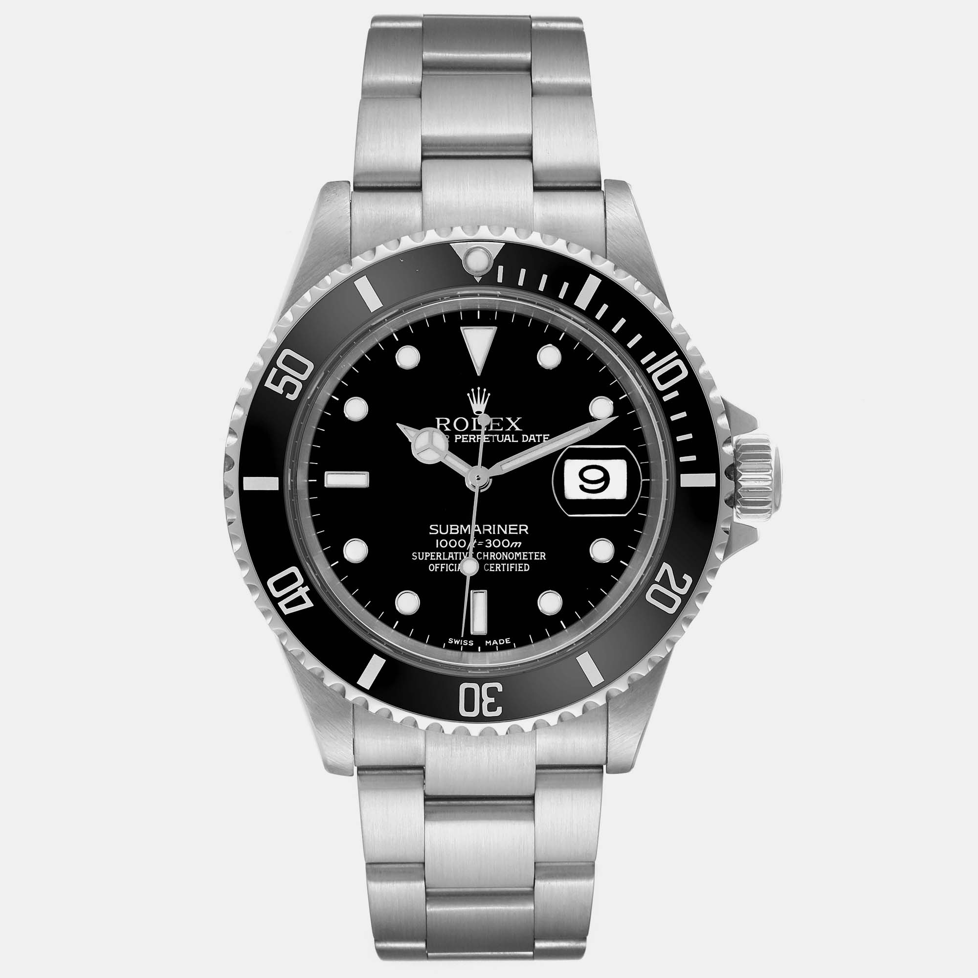 

Rolex Submariner Date Black Dial Steel Men's Watch 40.0 mm