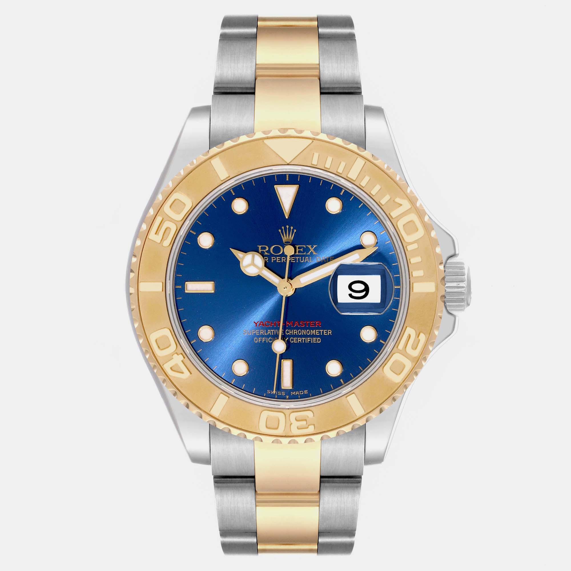 

Rolex Yachtmaster Steel Yellow Gold Blue Dial Men's Watch 40 mm