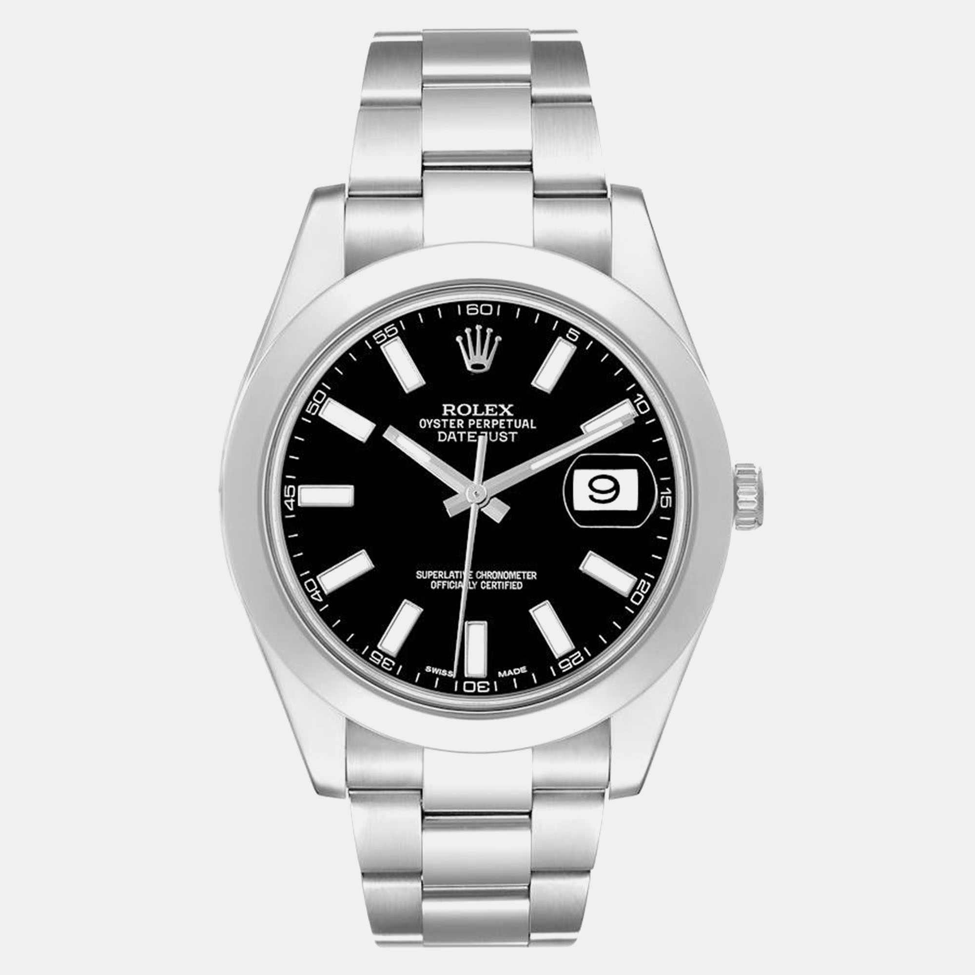 

Rolex Datejust II  Black Dial Steel Mens Watch 116300