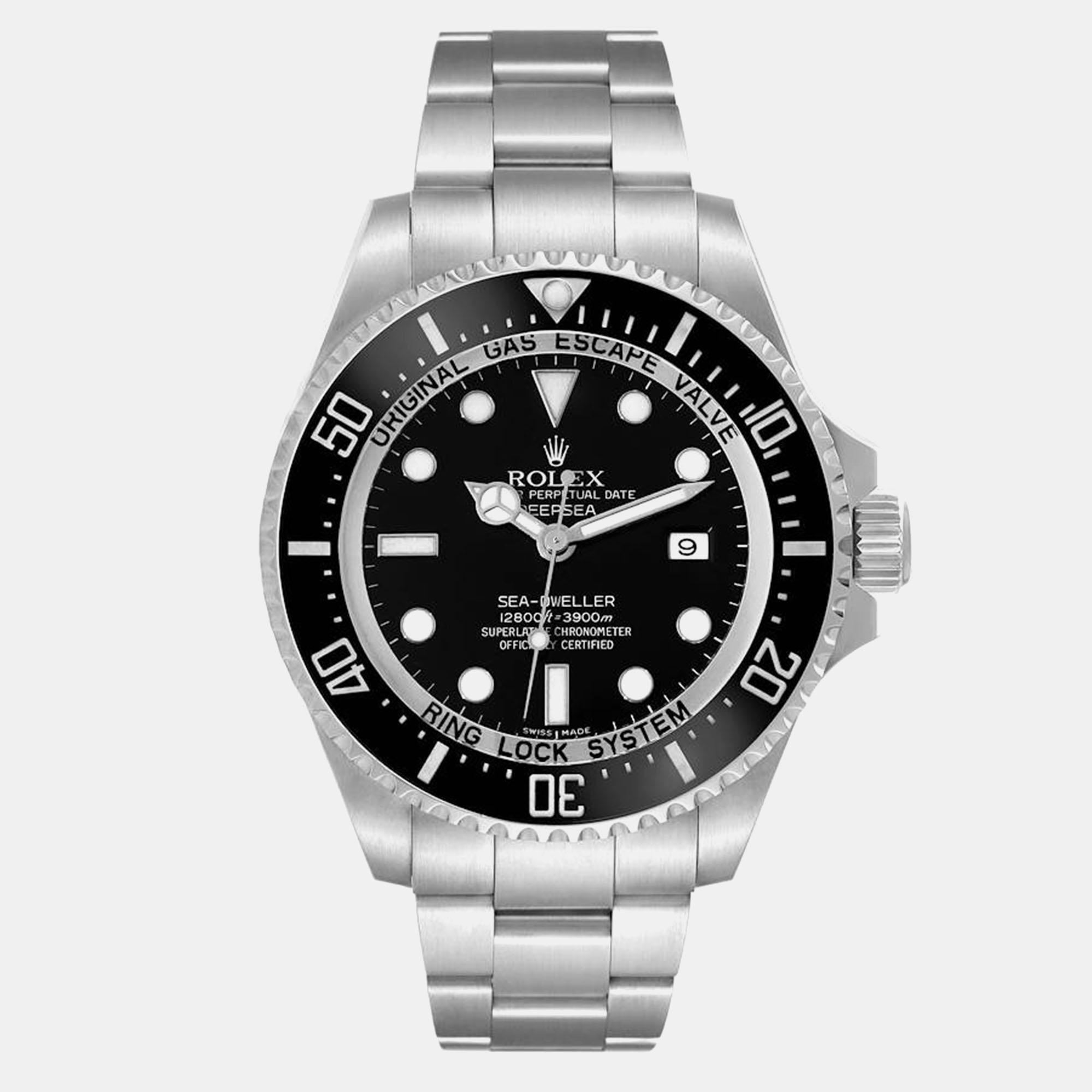 

Rolex Seadweller Deepsea Ceramic Bezel Black Dial Steel Mens Watch 116660