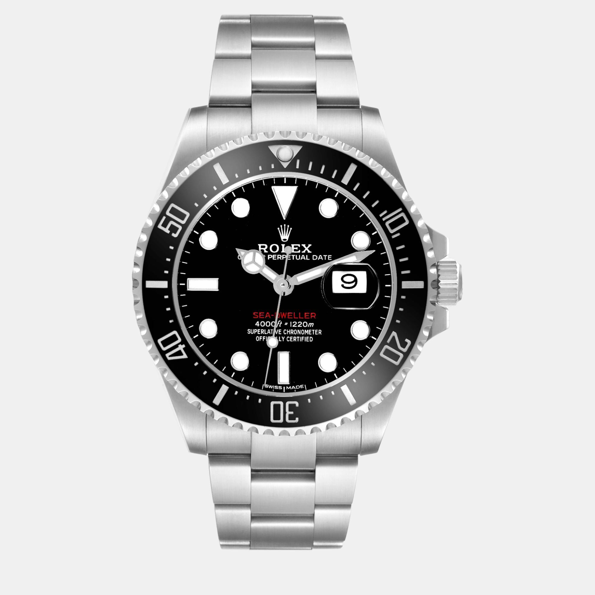 

Rolex Seadweller 50th Anniversary Steel Men's Watch 43 mm, Black