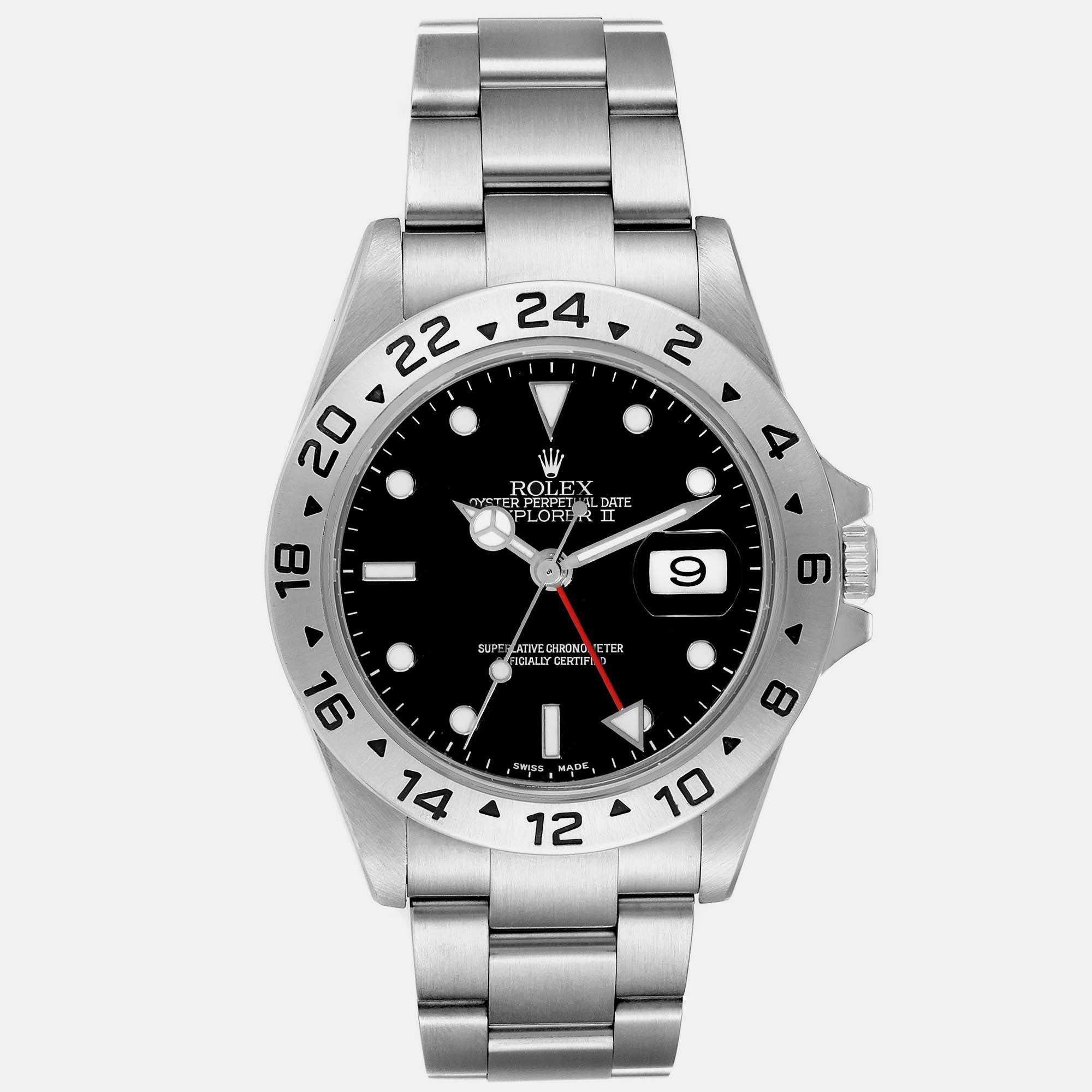 

Rolex Explorer II Black Dial Steel Mens Watch 16570