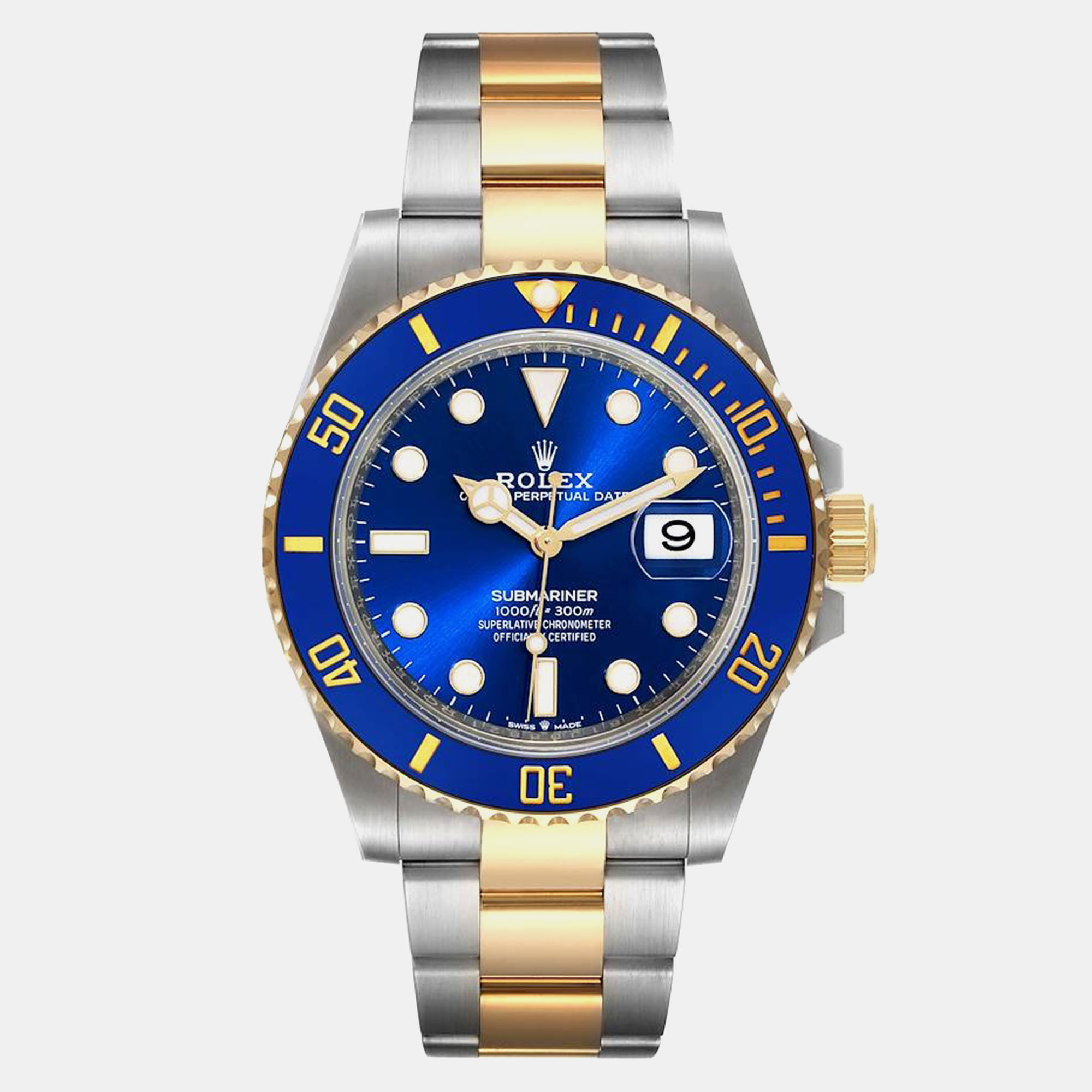 

Rolex Submariner Steel Yellow Gold Blue Dial Men's Watch 41 mm