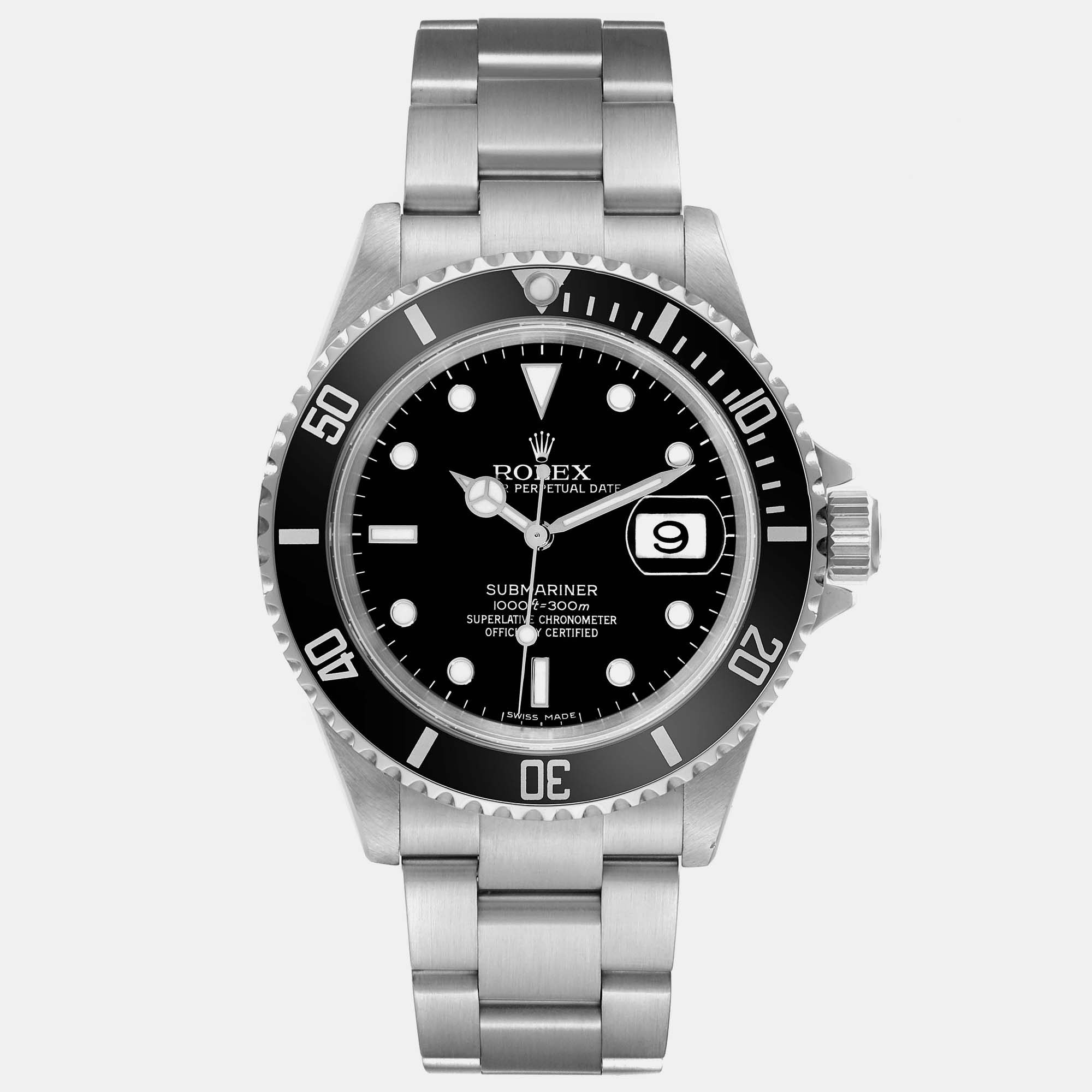 

Rolex Submariner Date Black Dial Steel Men's Watch 40.0 mms