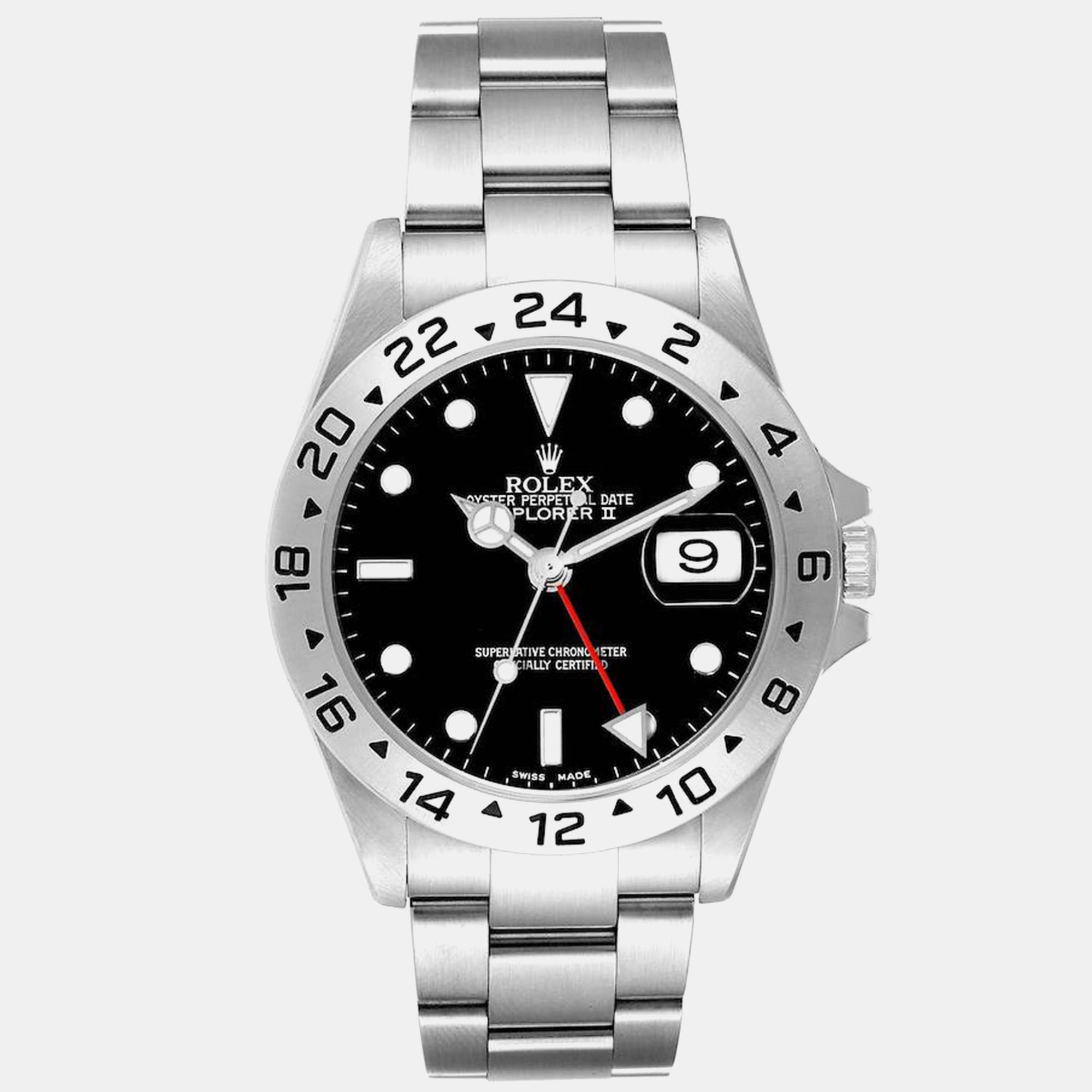 

Rolex Explorer II Black Dial Steel Men's Watch 40 mm