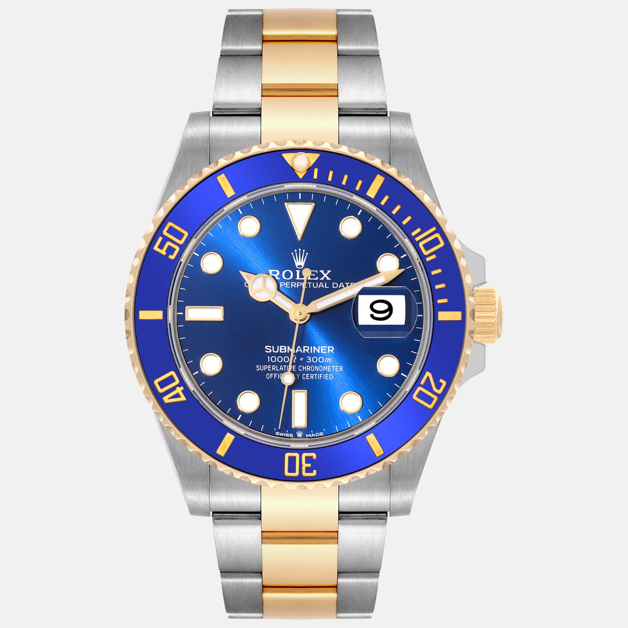 

Rolex Submariner 41 Steel Yellow Gold Blue Dial Mens Watch 126613