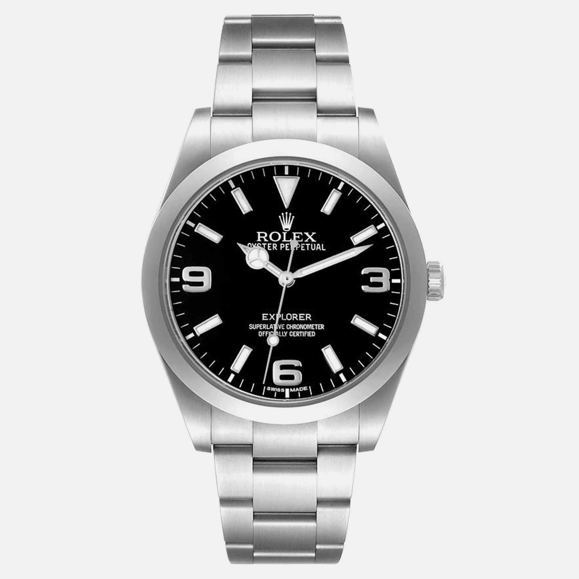 

Rolex Explorer I Black Dial Steel Men's Watch 39 mm