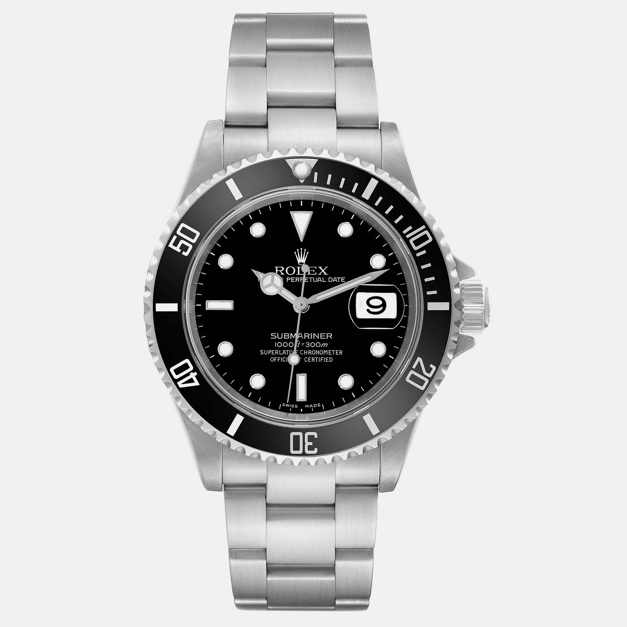 

Rolex Submariner Date Black Dial Steel Men's Watch 40.0 mm