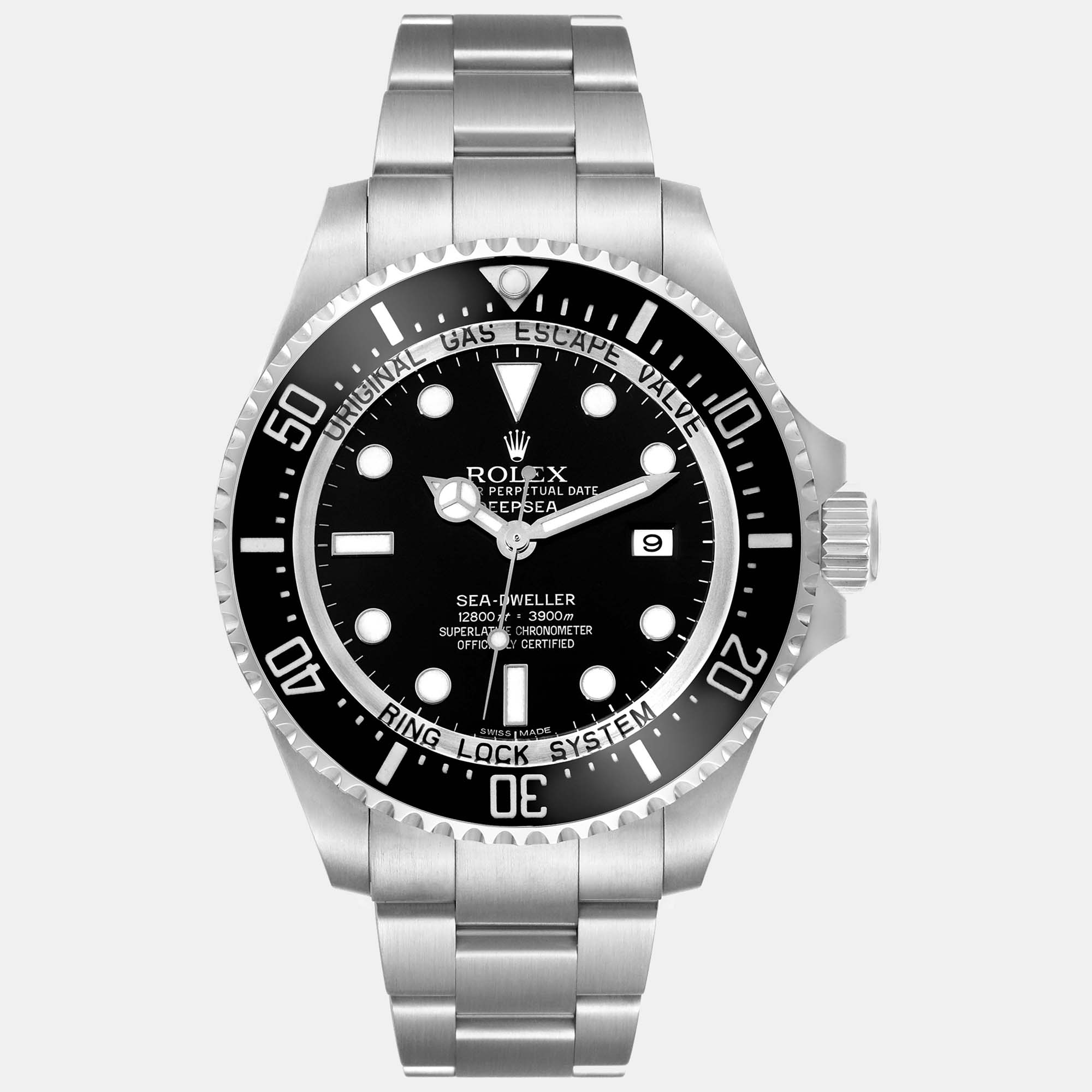 

Rolex Seadweller Deepsea Ceramic Bezel Steel Men's Watch 116660 44 mm, Black