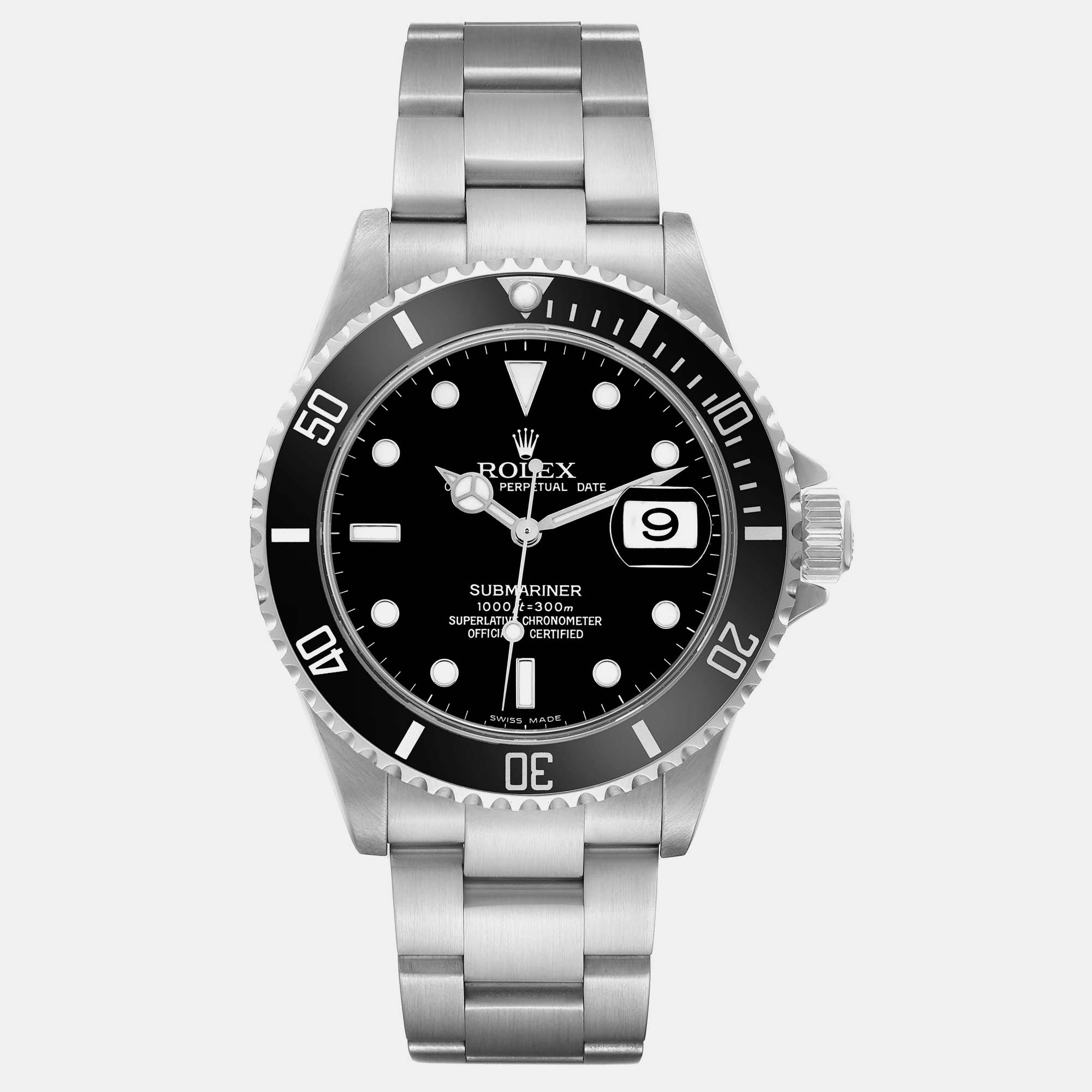 

Rolex Submariner Date Black Dial Steel Men's Watch 40.0 mm