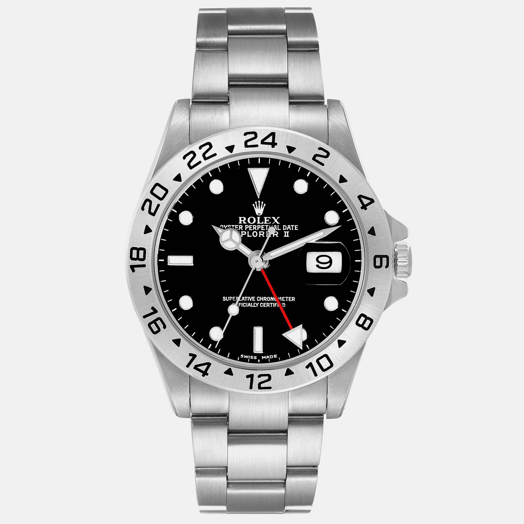 

Rolex Explorer II Black Dial Steel Mens Watch 16570