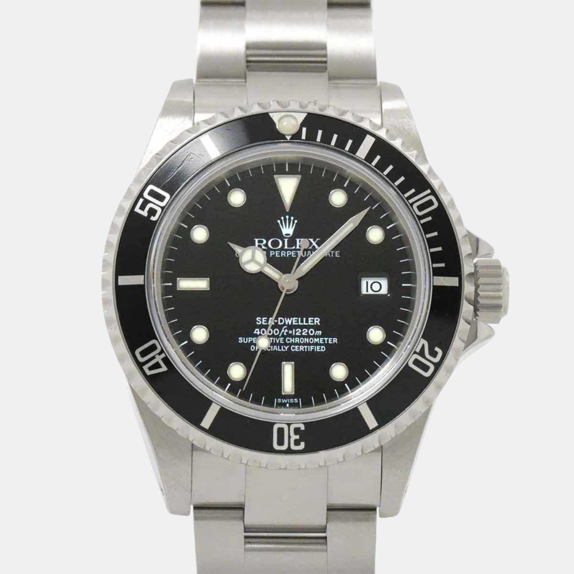 

Rolex Black Automatic Self-winding Sea-Dweller 16600 A-series Men's Watch