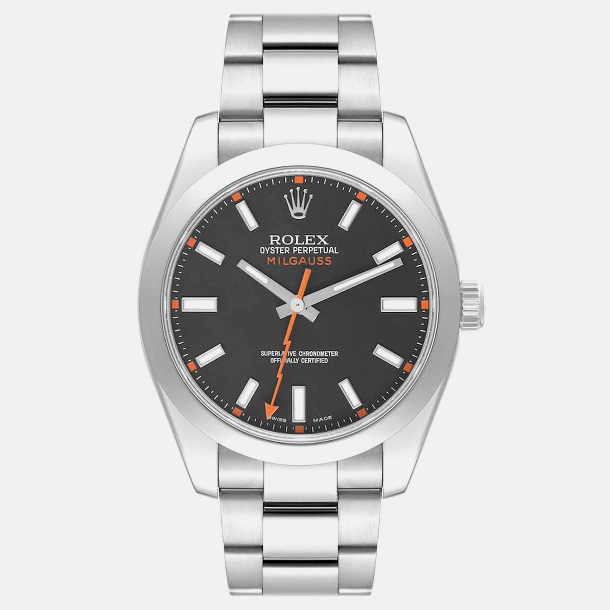 

Rolex Milgauss Black Dial Steel Men's Watch 40.0 mm