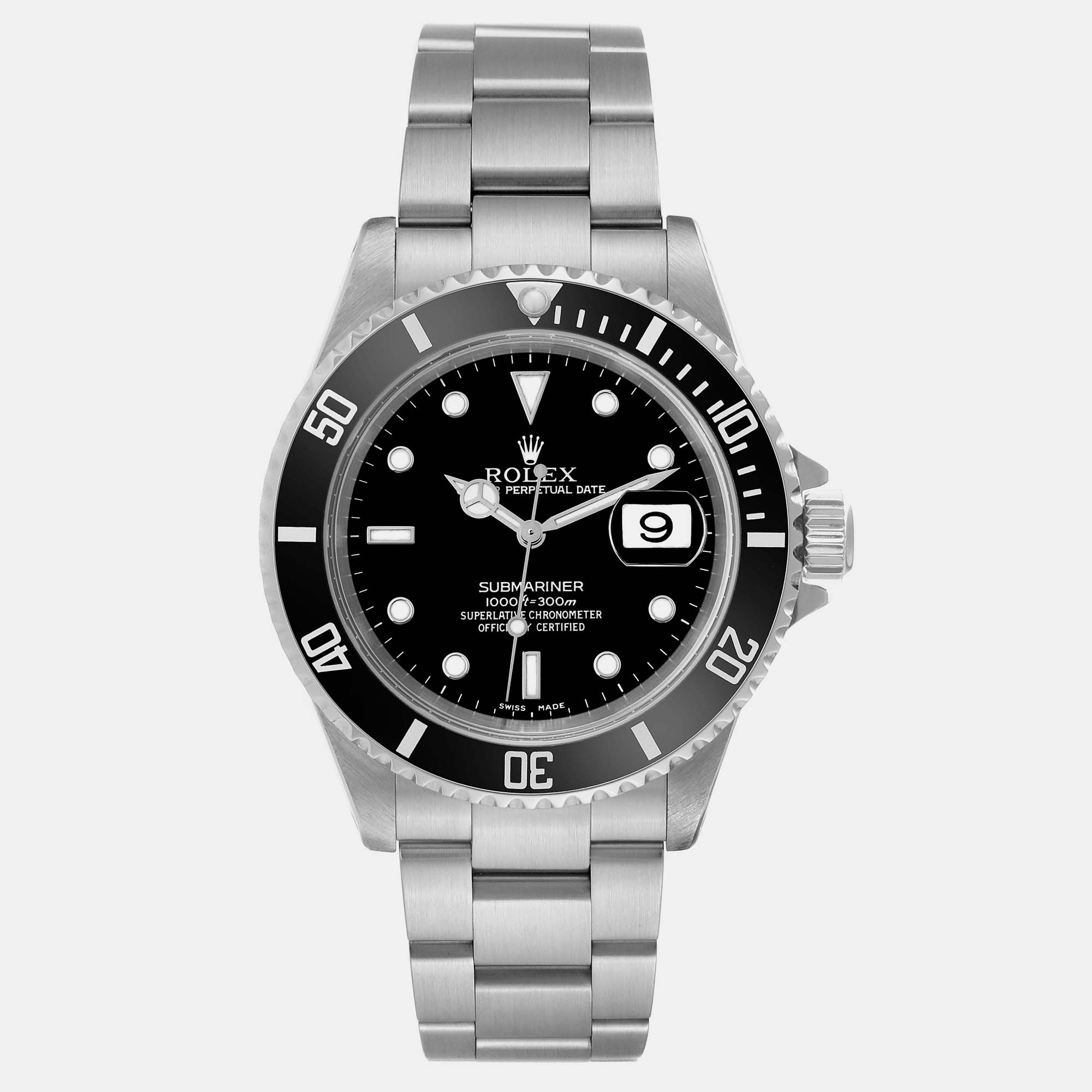 

Rolex Submariner Date Black Dial Steel Men's Watch 40.0 mm