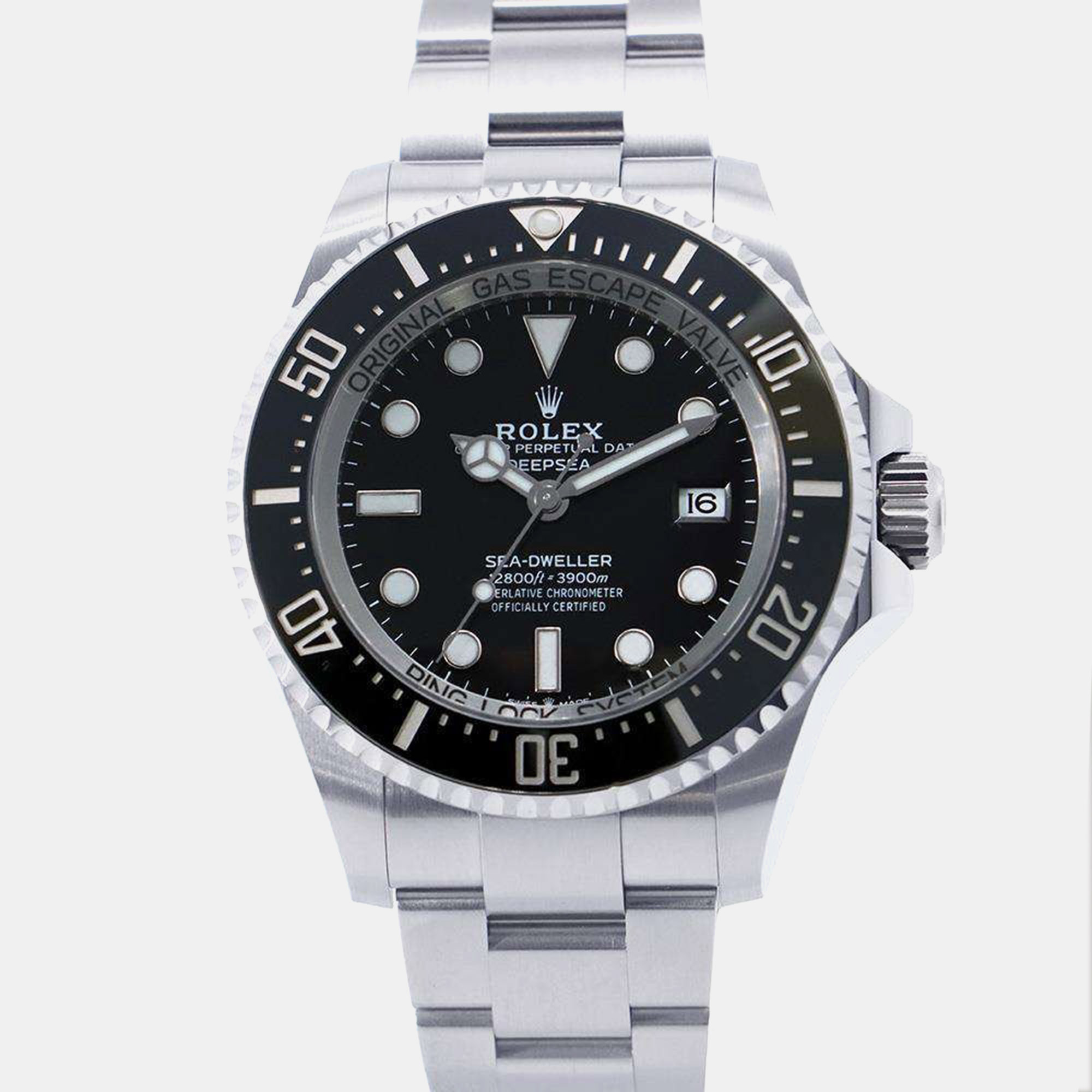 

Rolex Black Dial Stainless Steel Sea-Dweller Deepsea Watch