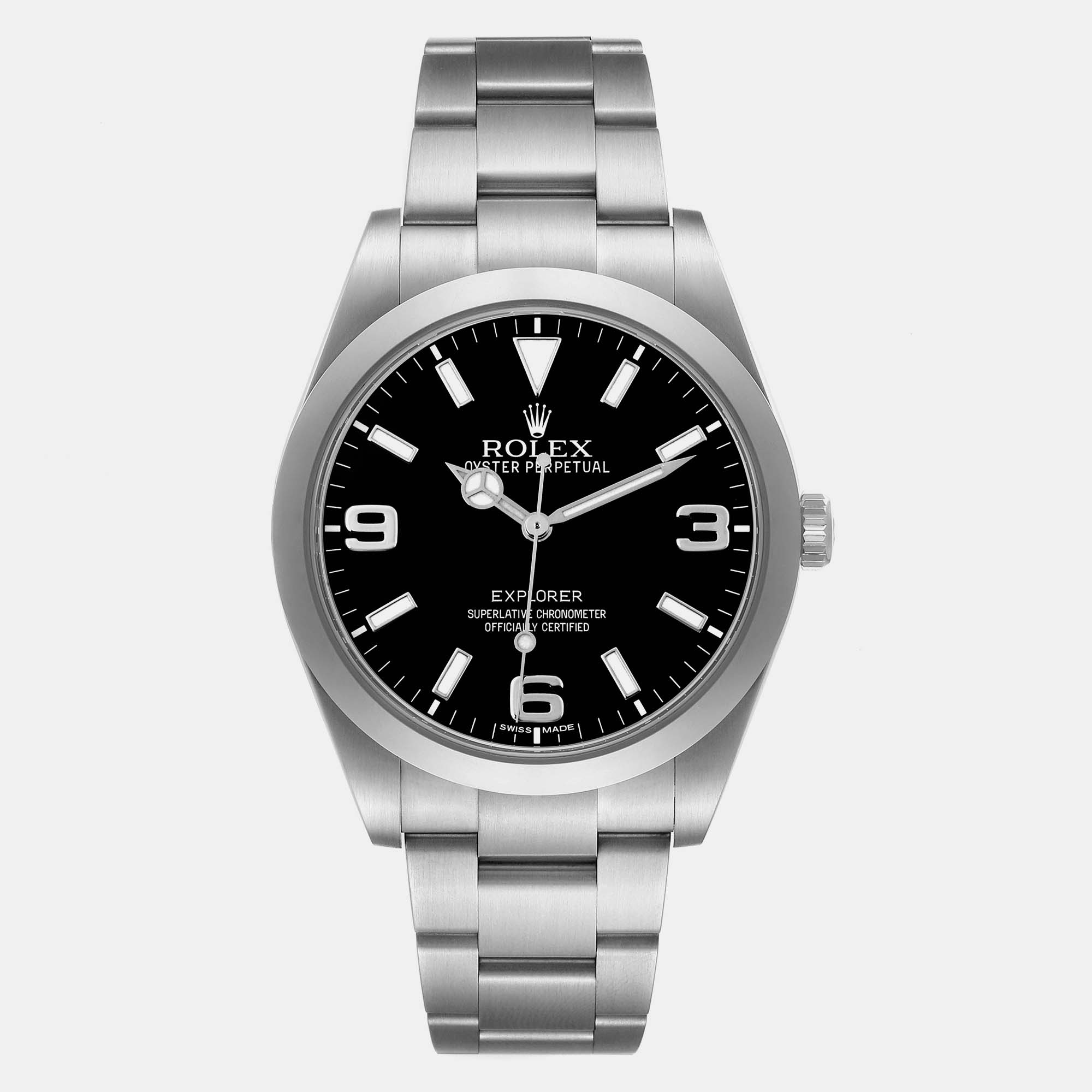 

Rolex Explorer I Black Dial Steel Men's Watch 39.0 mm