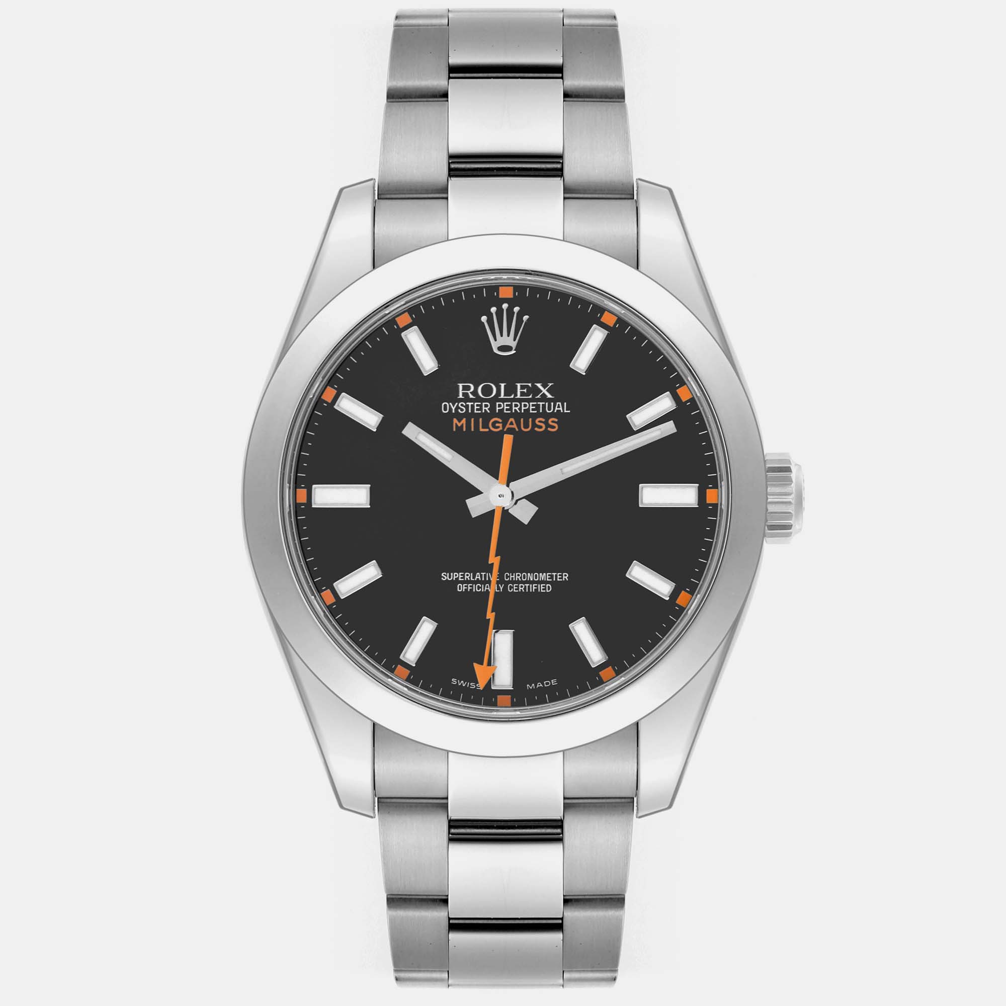 

Rolex Milgauss Black Dial Steel Men's Watch 40.0 mm