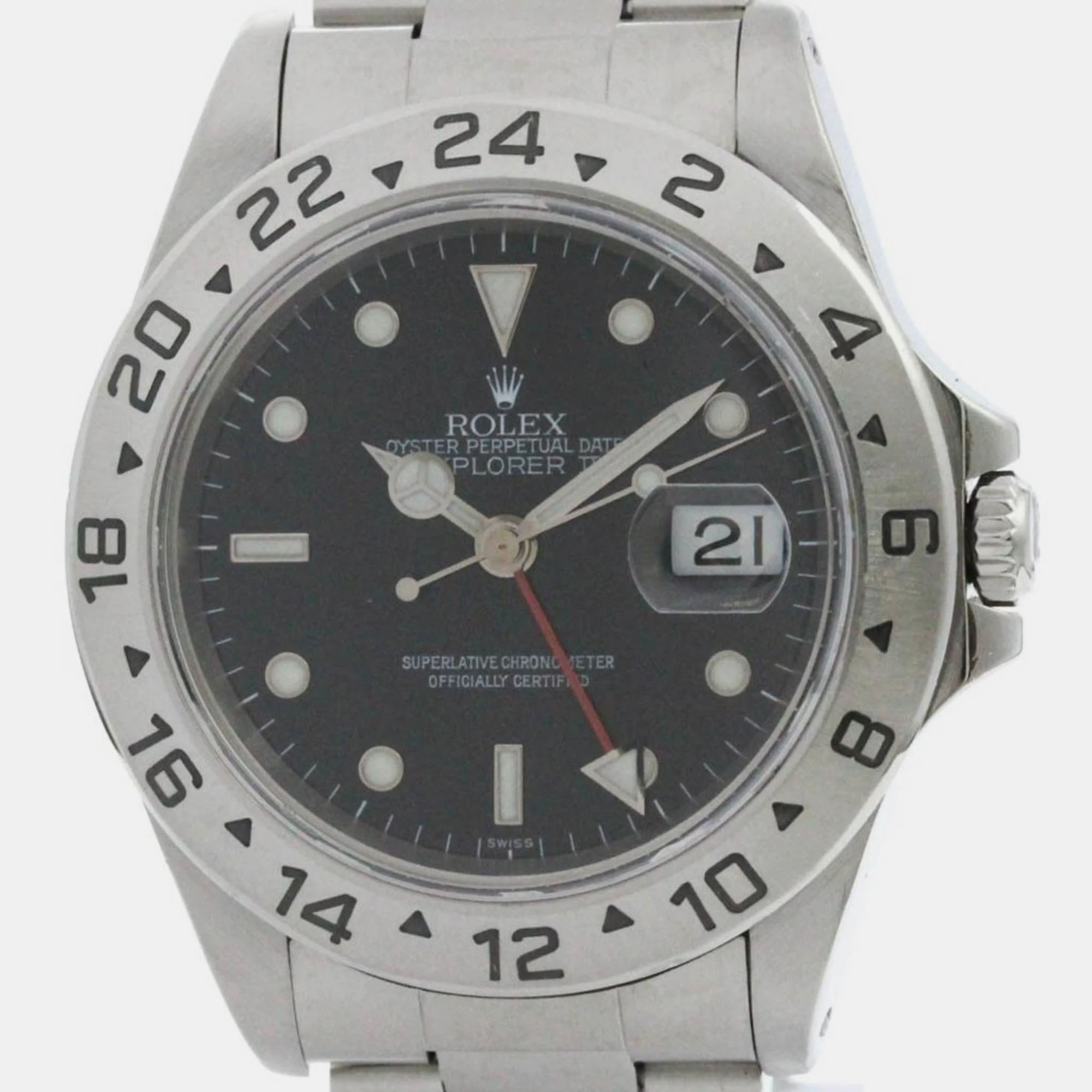 

Rolex Steel Explorer II Automatic Men's Watch 40 mm, Black