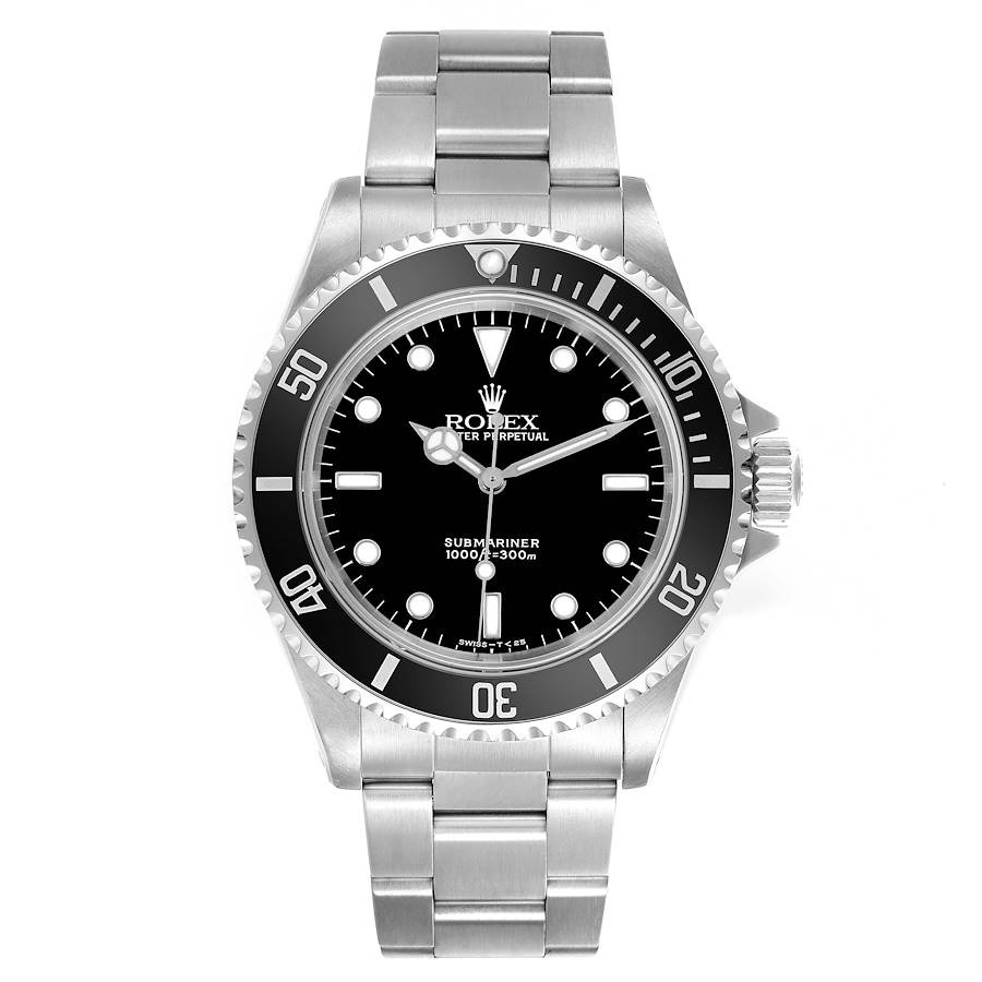 

Rolex Submariner No Date 2 Liner Steel Men's Watch 40.0 mm, Black