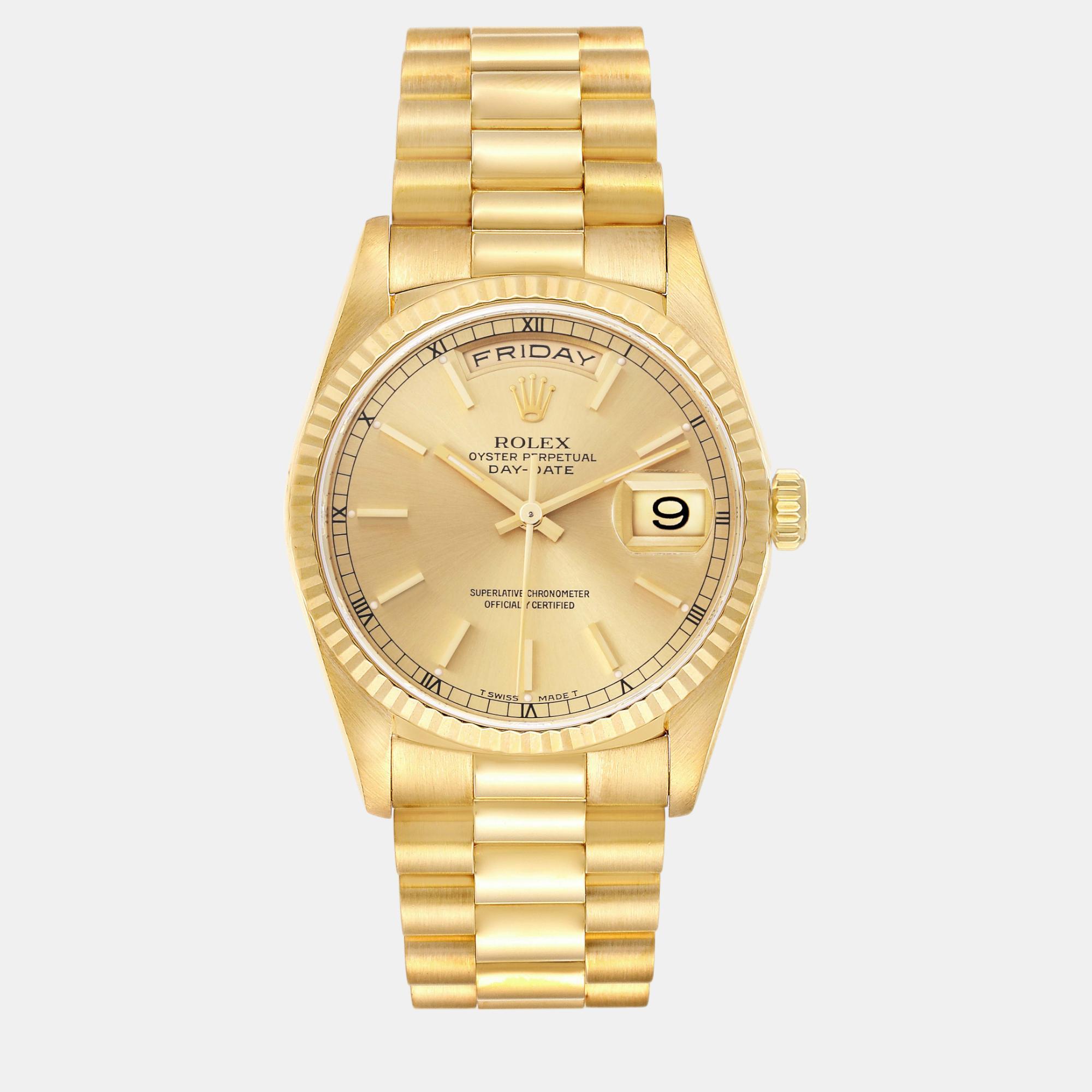 

Rolex President Day-Date Yellow Gold Men's Watch 36.0 mm