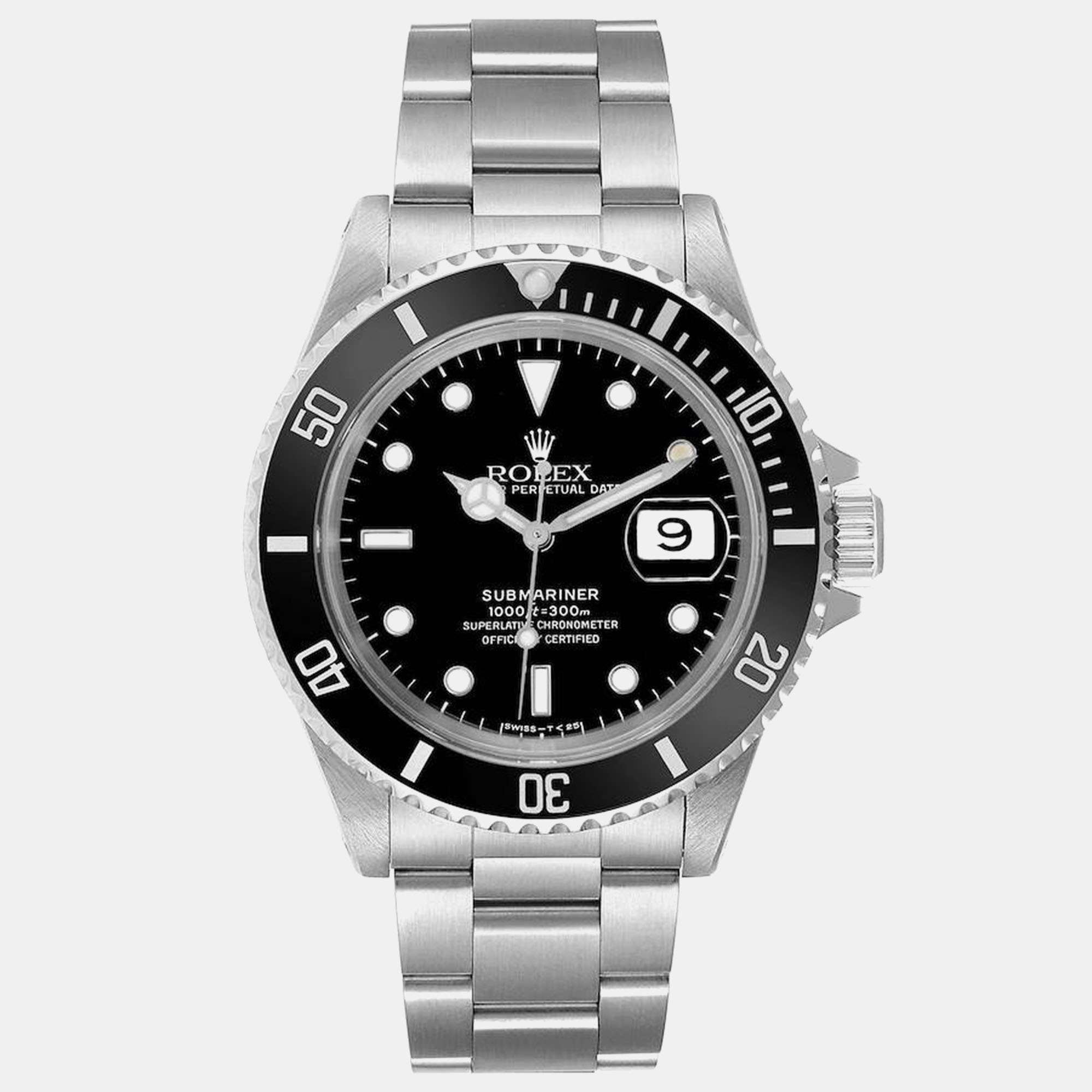 

Rolex Submariner Date Black Dial Steel Men's Watch 40.0 mm