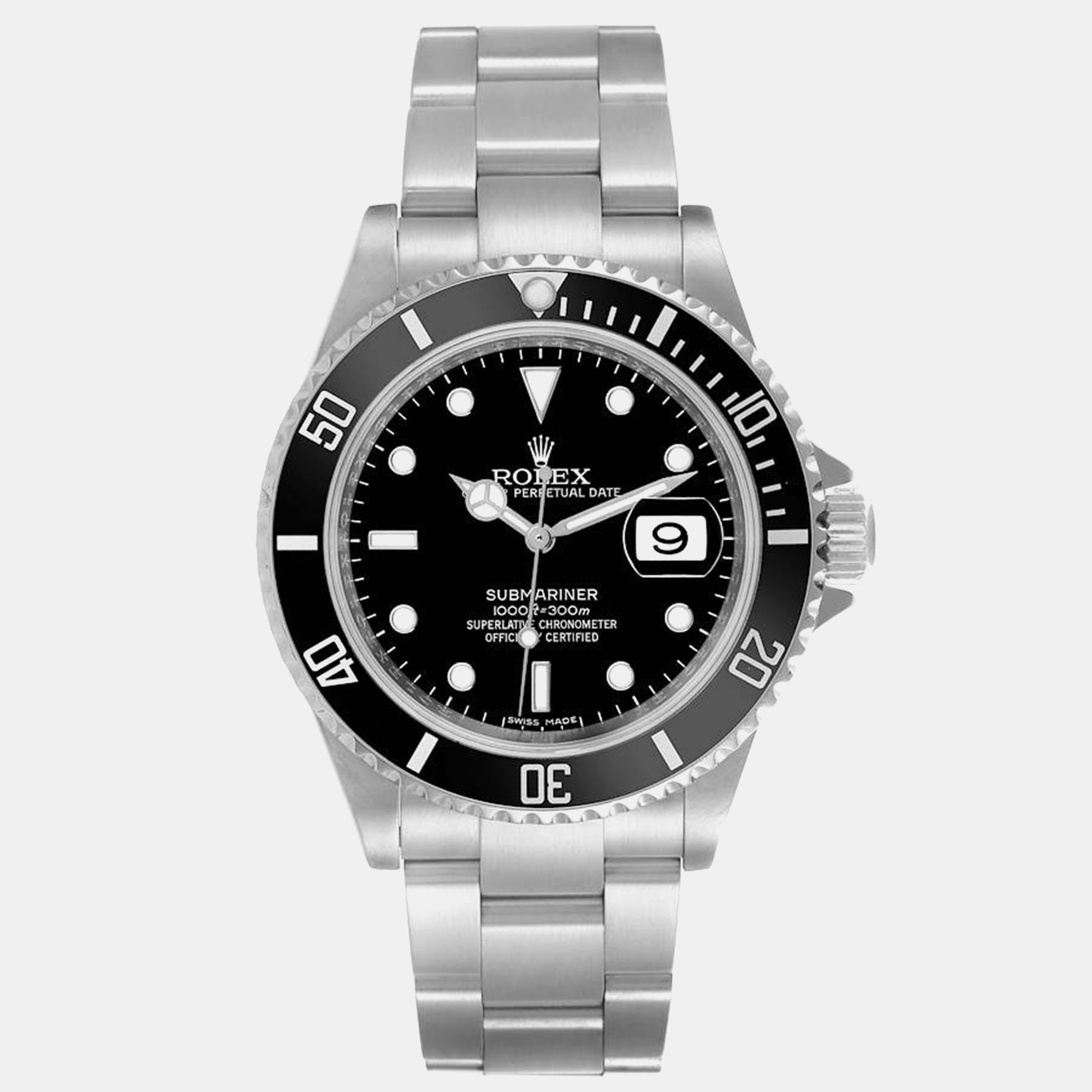 

Rolex Submariner Date Black Dial Steel Men's Watch 40.0 mm