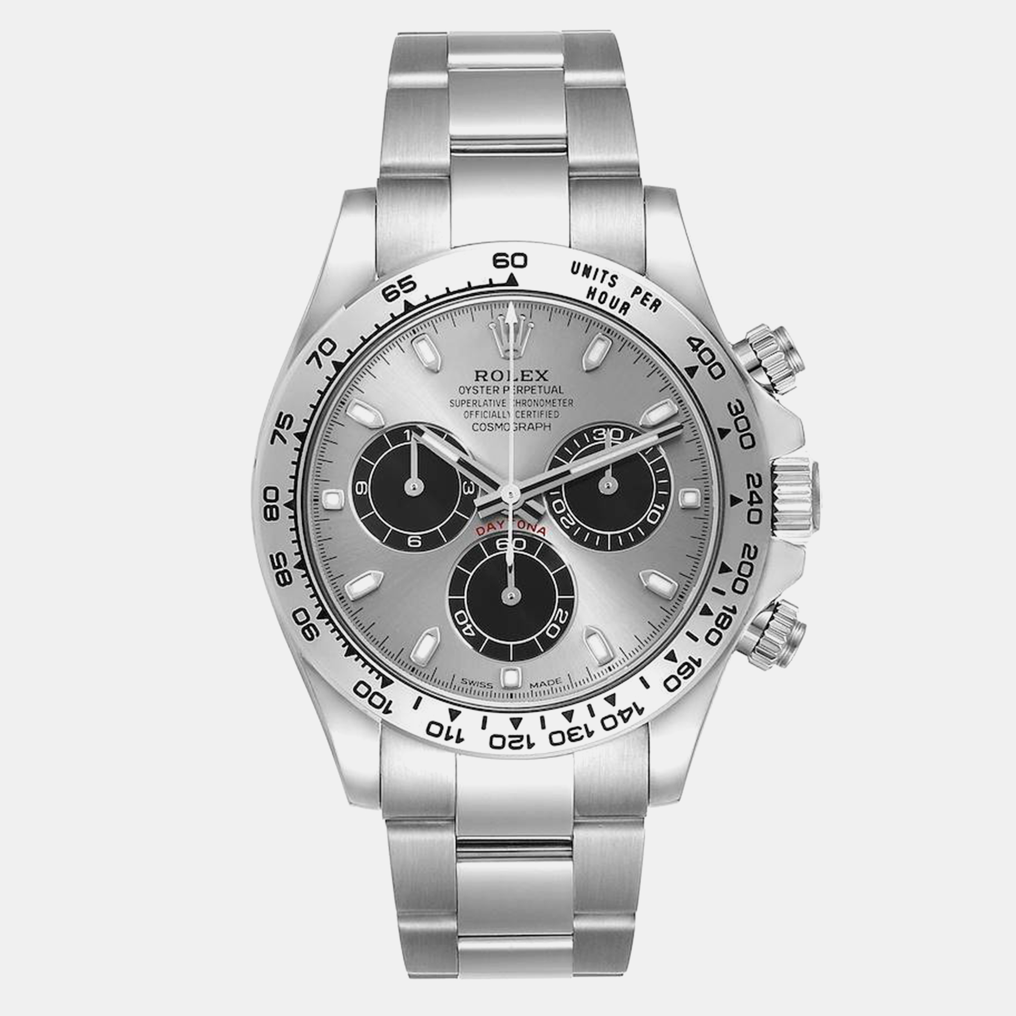 

Rolex Daytona White Gold Silver Dial Men's Watch 40.0 mm