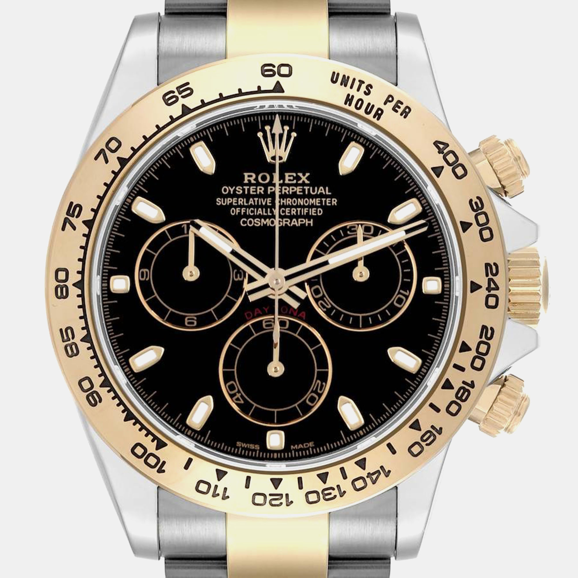 

Rolex Daytona Steel Yellow Gold Black Dial Men's Watch 40.0 mm