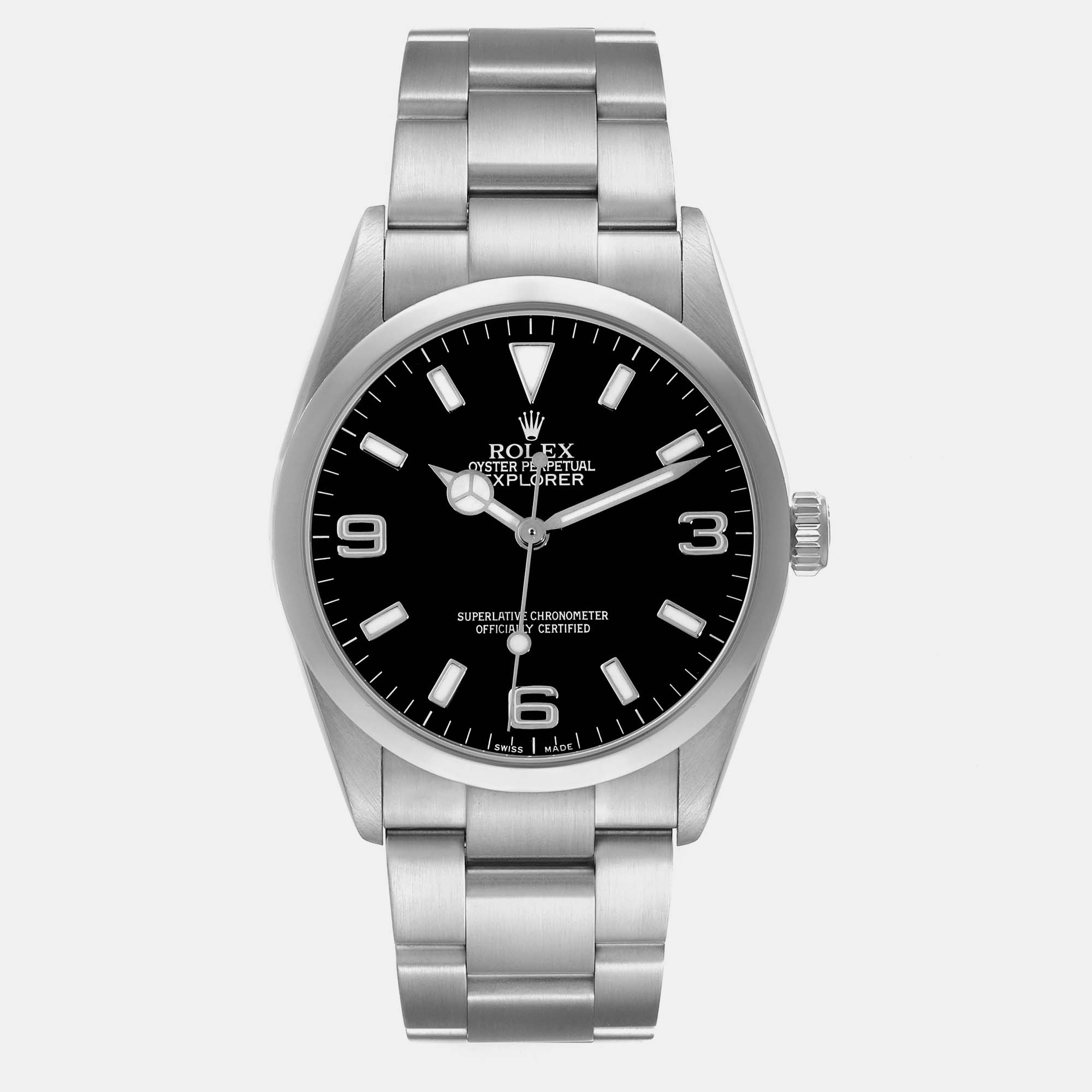 

Rolex Explorer I Black Dial Steel Men's Watch 114270 36 mm