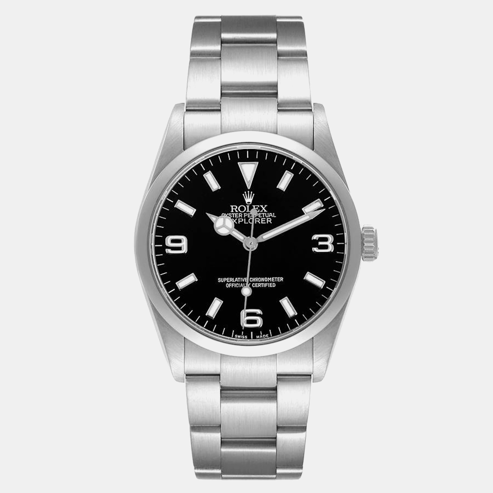 

Rolex Explorer I Black Dial Steel Mens Watch 114270