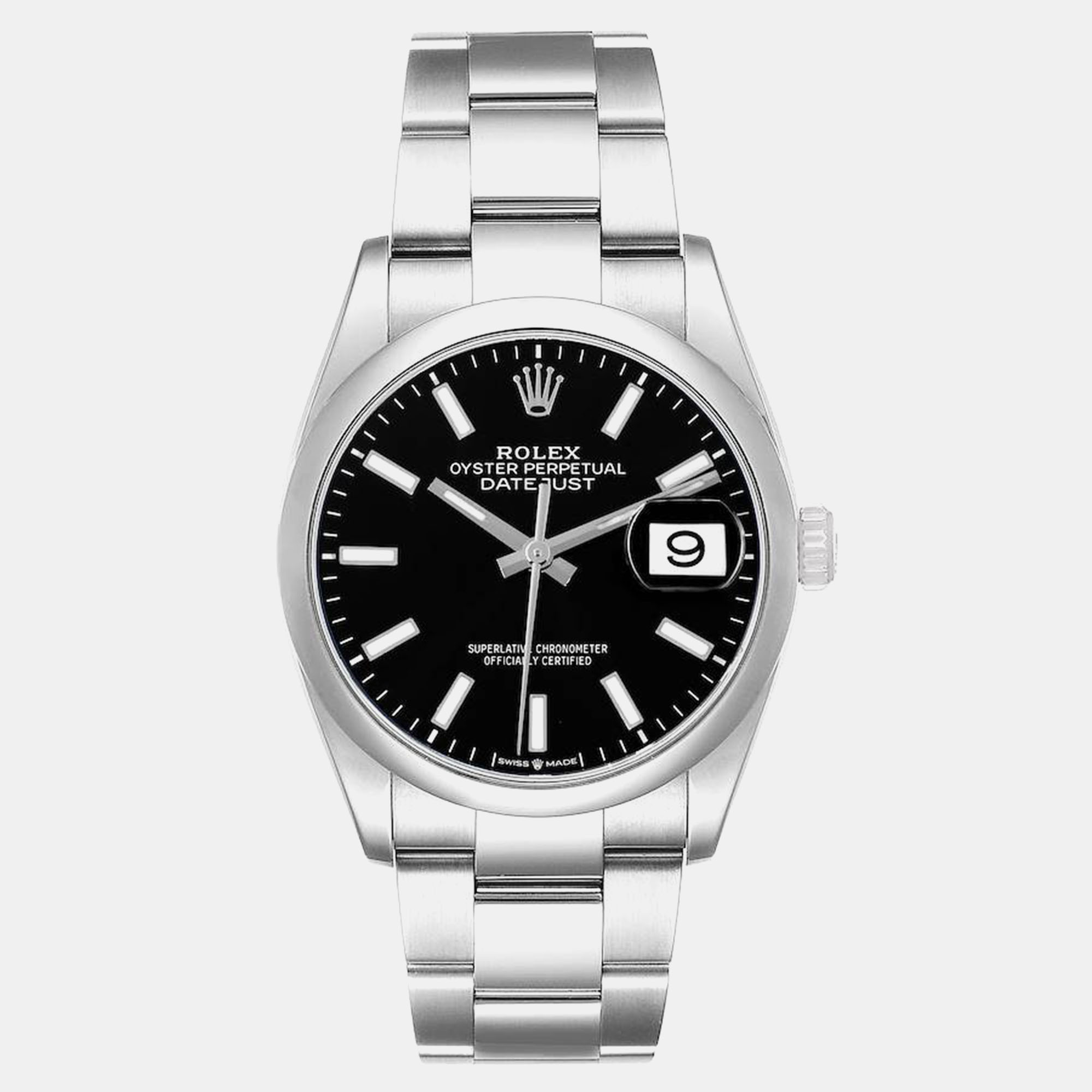 

Rolex Datejust 36 Black Dial Steel Mens Watch 126200