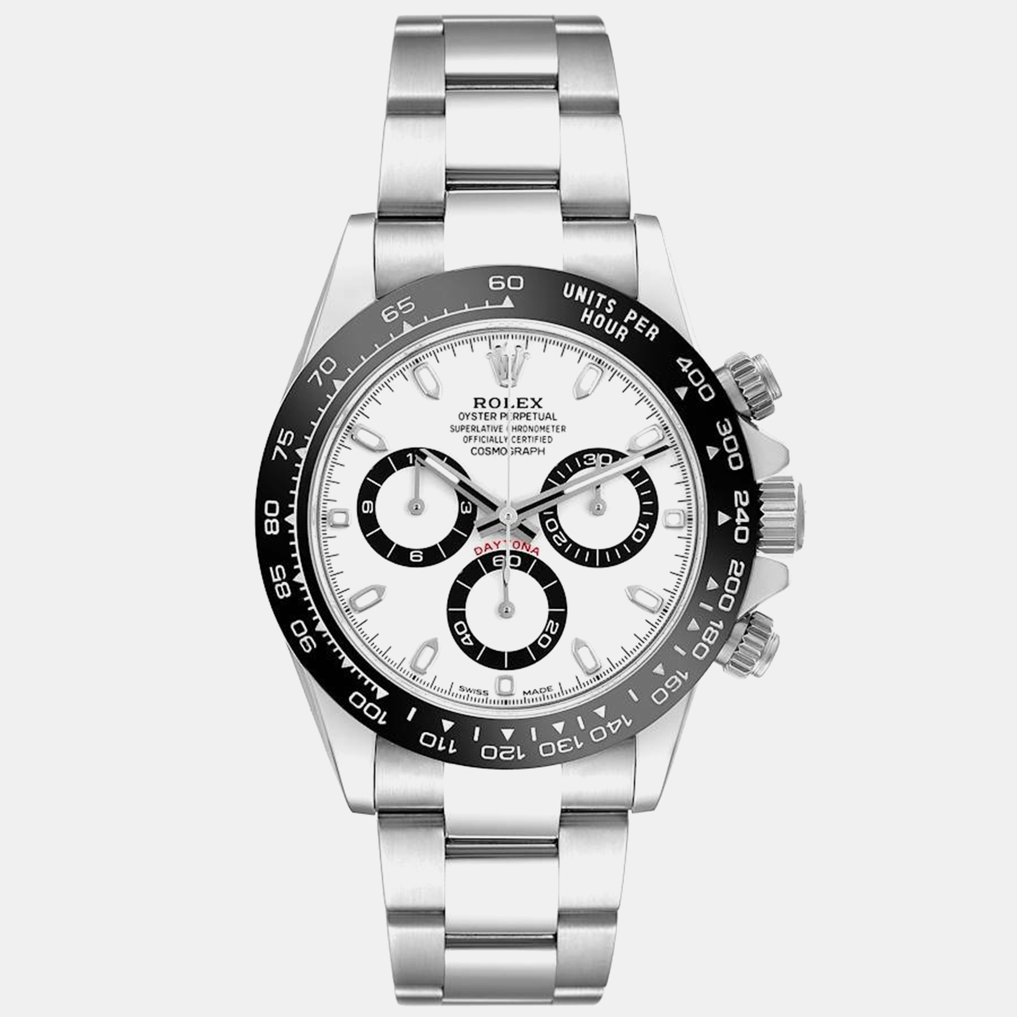 

Rolex Daytona Ceramic Bezel White Panda Dial Steel Men's Watch 40.0 mm