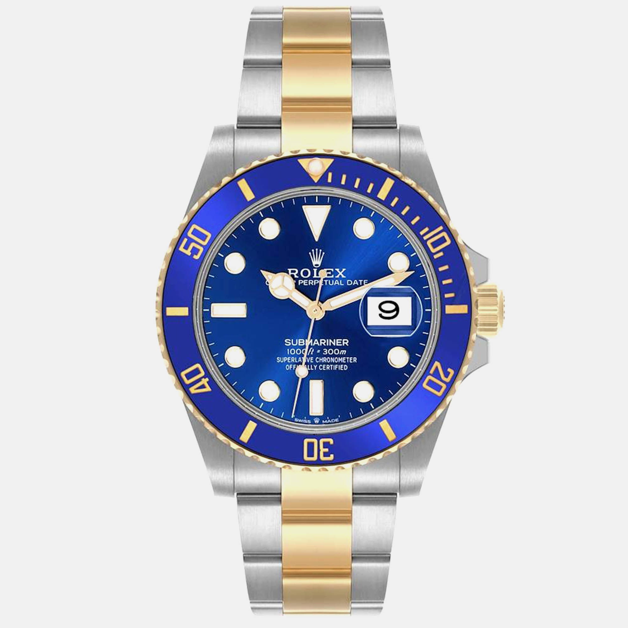 

Rolex Submariner 41 Steel Yellow Gold Blue Dial Mens Watch 126613