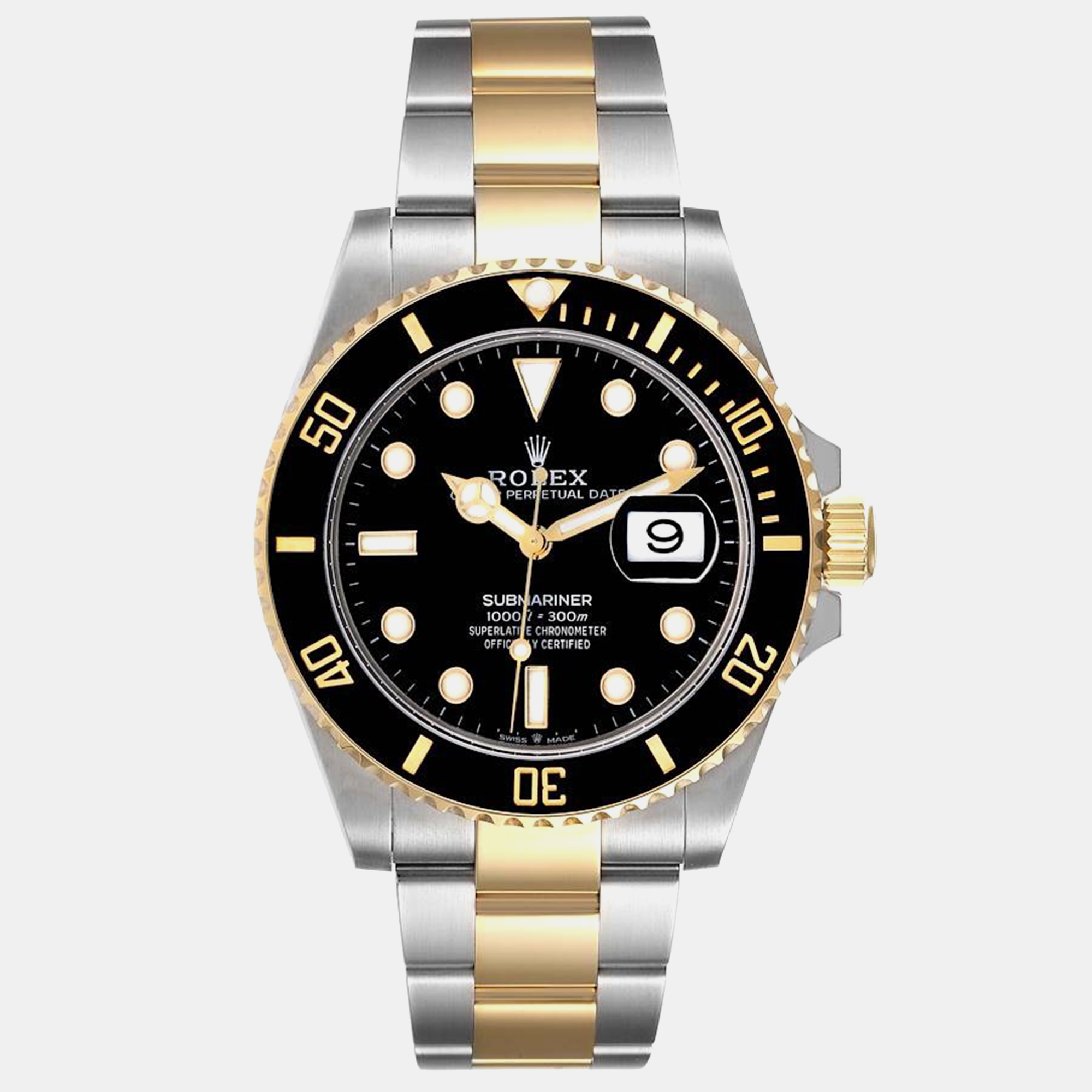 

Rolex Submariner Steel Yellow Gold Men's Watch 126613 41 mm, Black