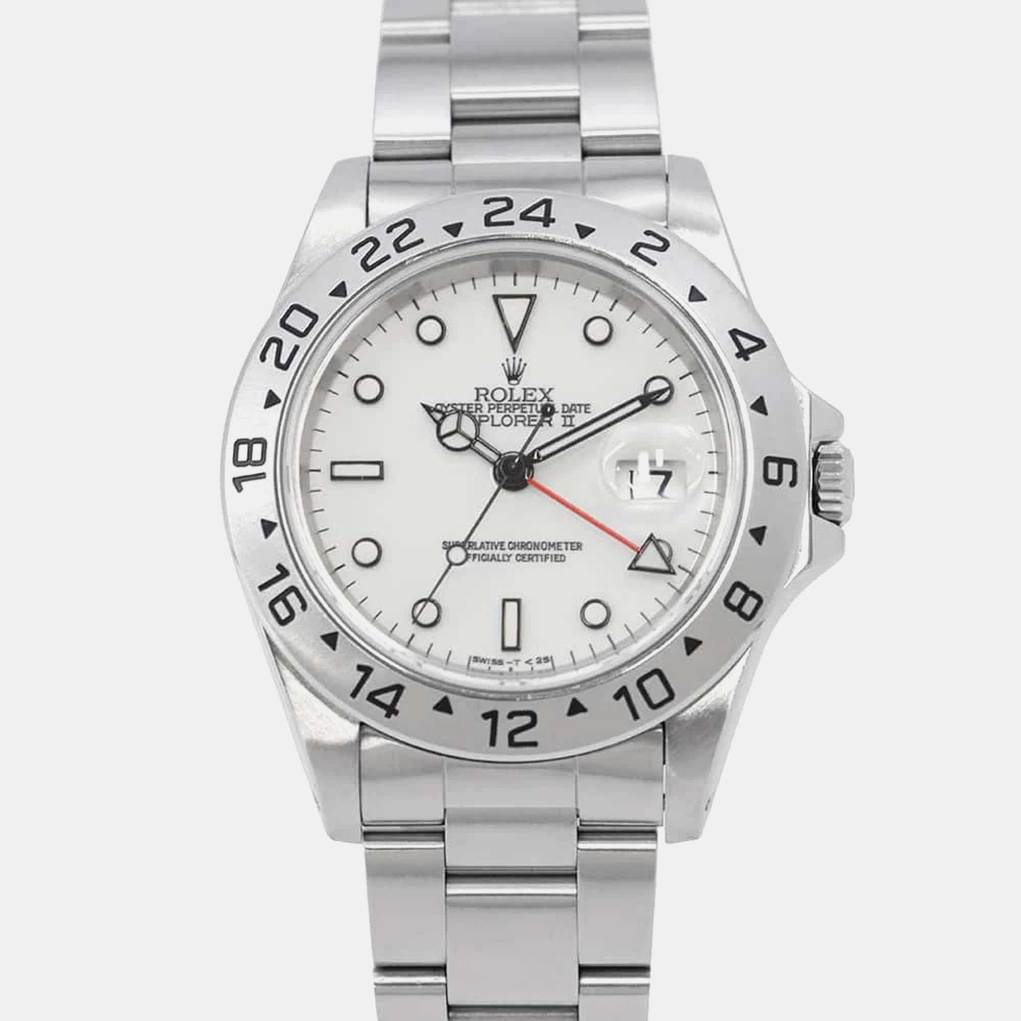 

Rolex White Dial Stainless Steel Explorer Ii W40Mm