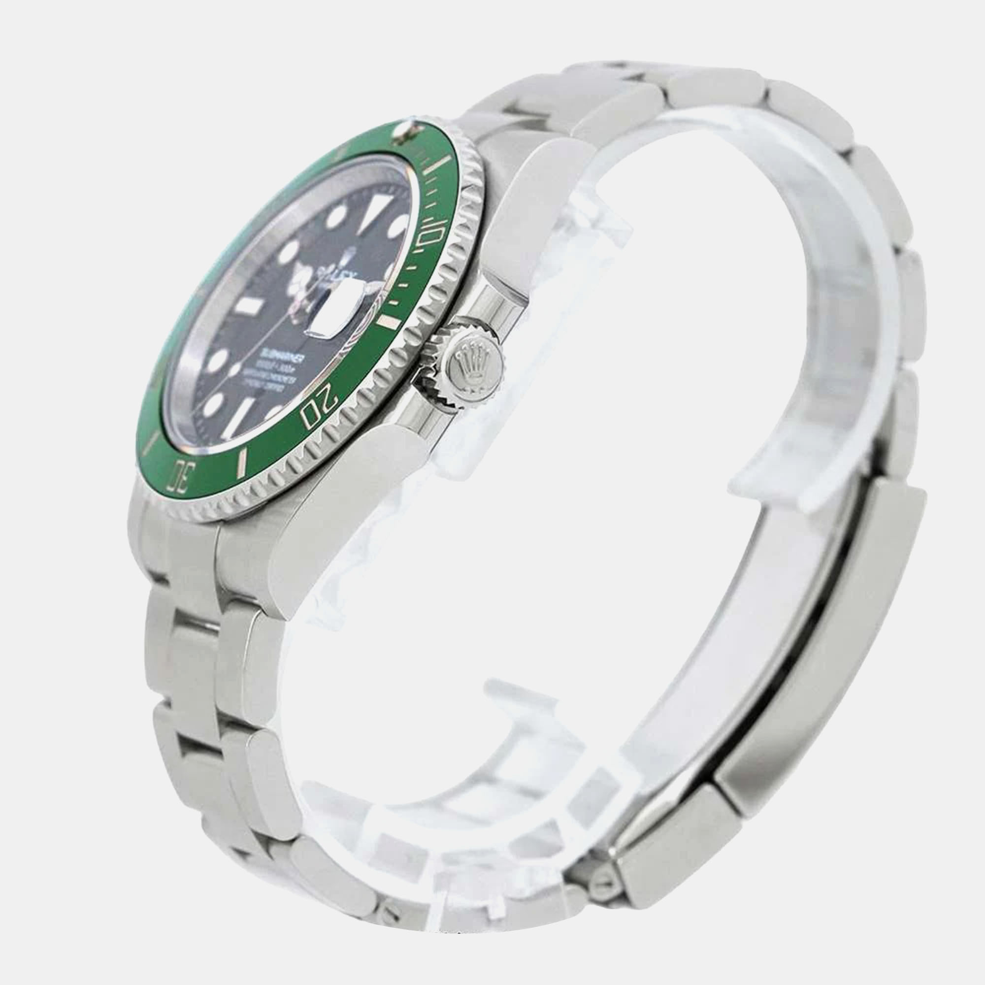 Rolex Black Stainless Steel Submariner 126610LV Automatic Men`s Wristwatch 41 mm 