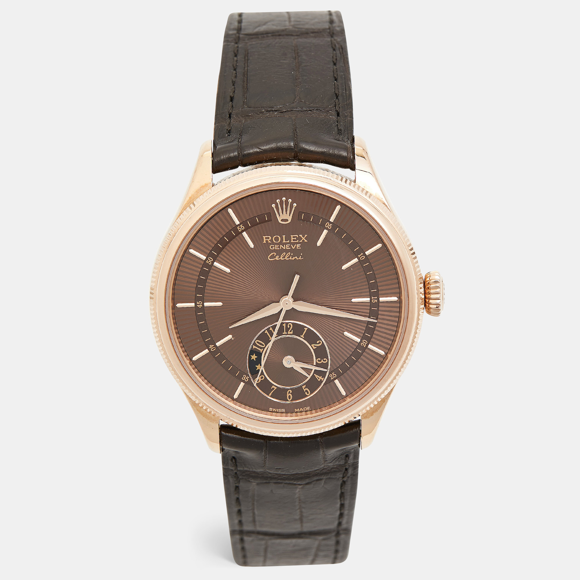 

Rolex Brown Guilloche