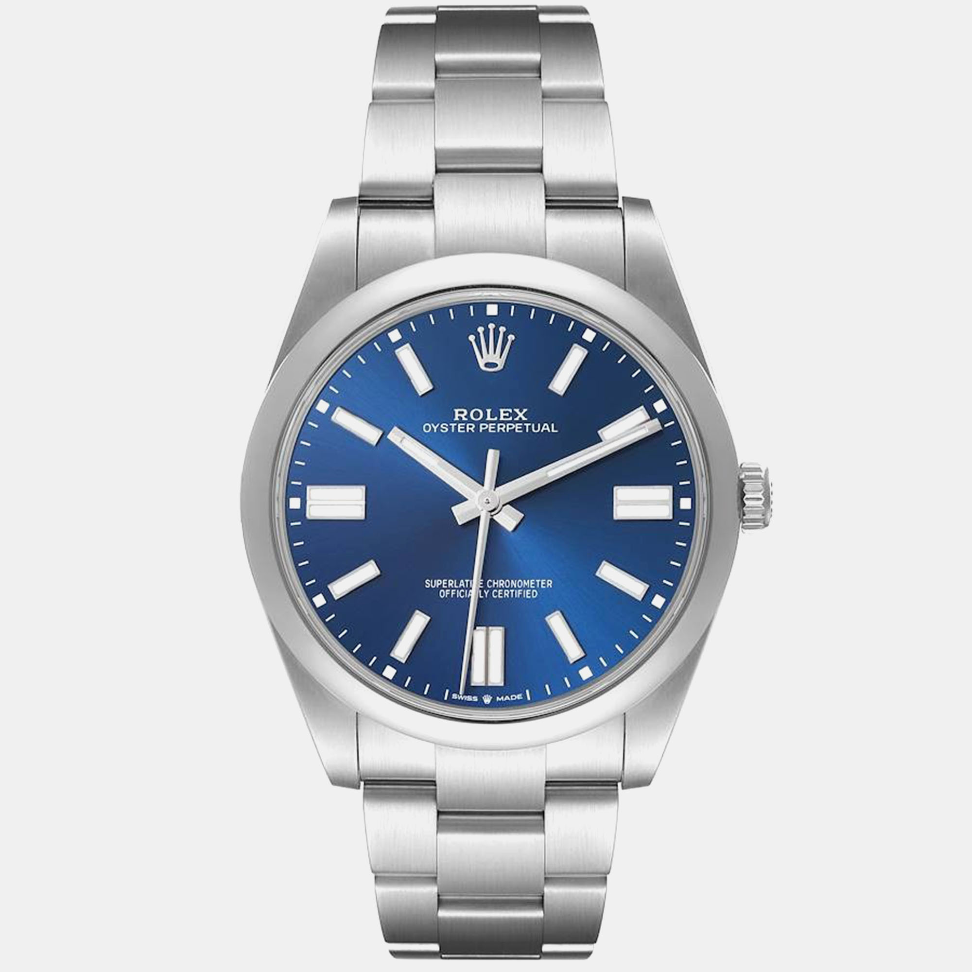 

Rolex Oyster Perpetual Blue Dial Steel Men's Watch 41.0 mm