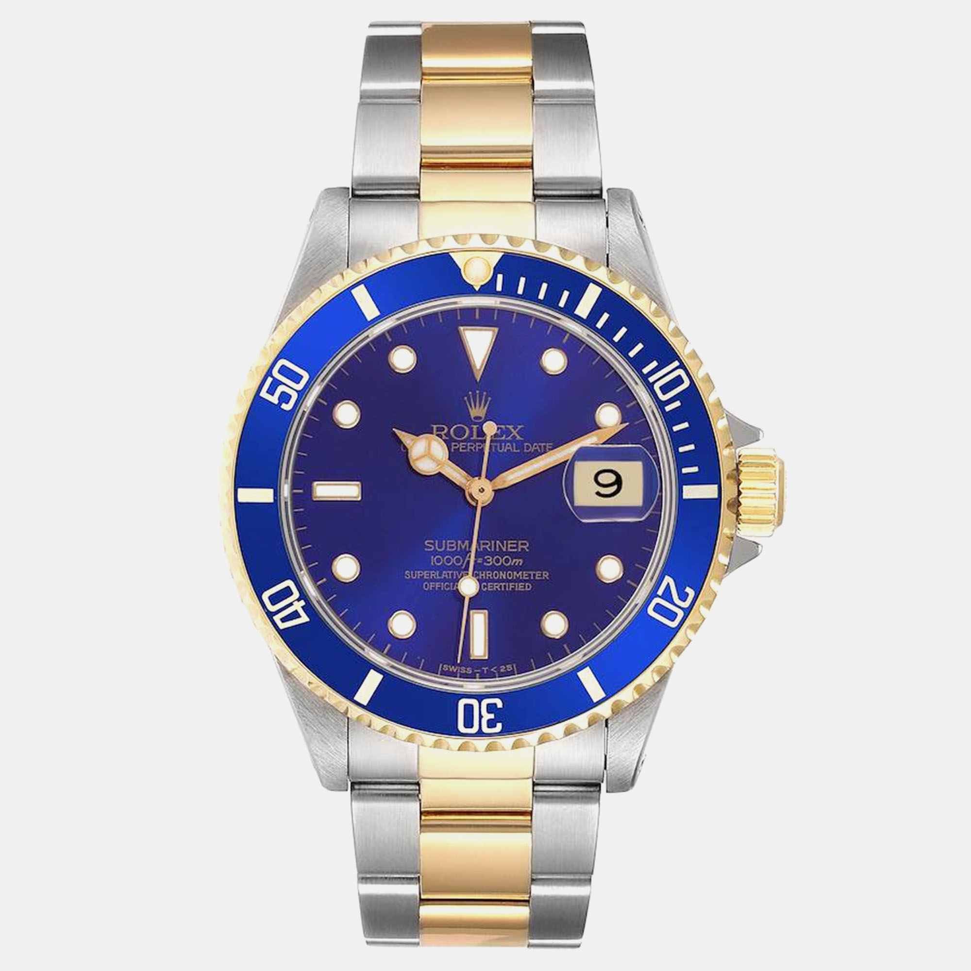 

Rolex Submariner Blue Dial Steel Yellow Gold Men's Watch 40.0 mm