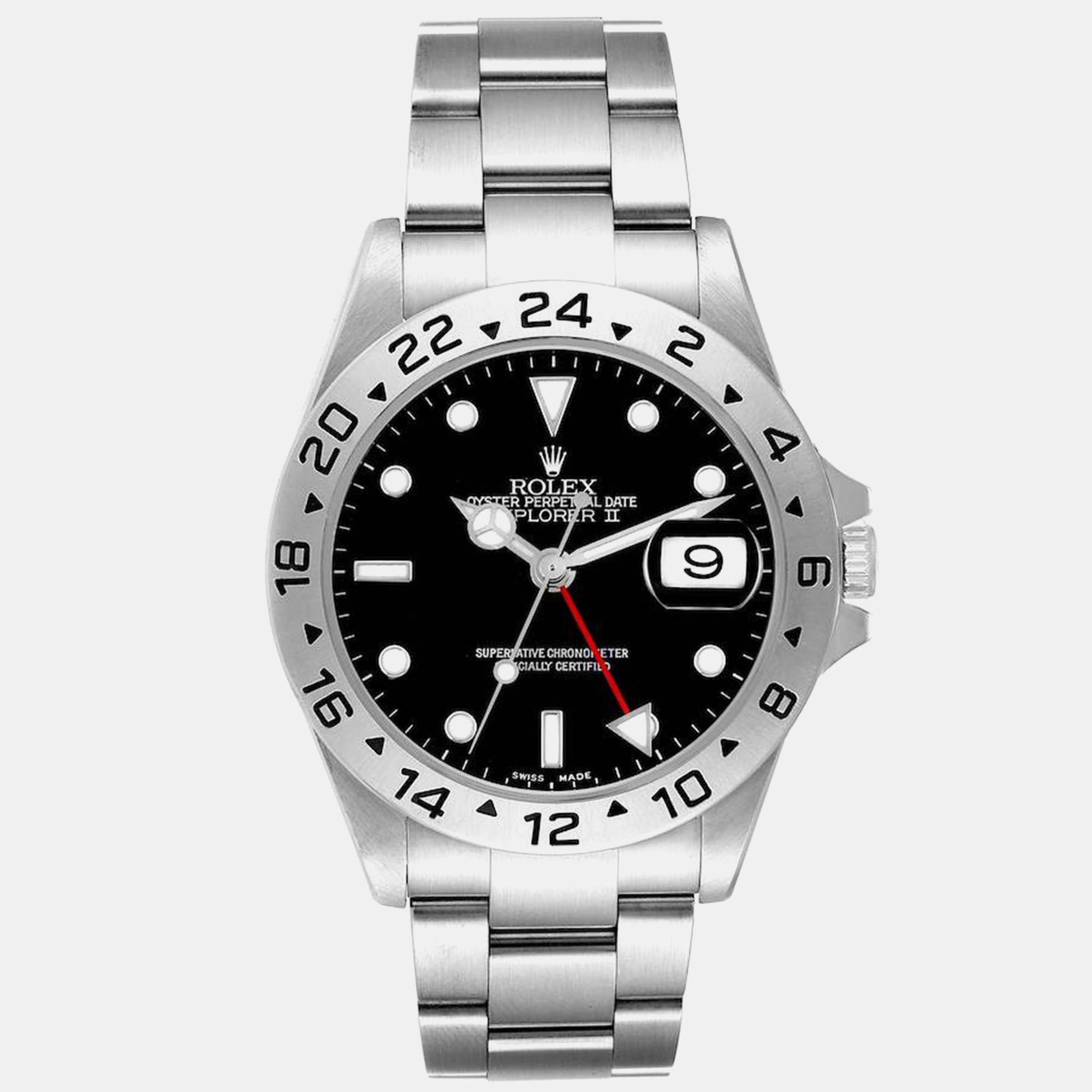 

Rolex Explorer II Black Dial Steel Men's Watch 40.0 mm