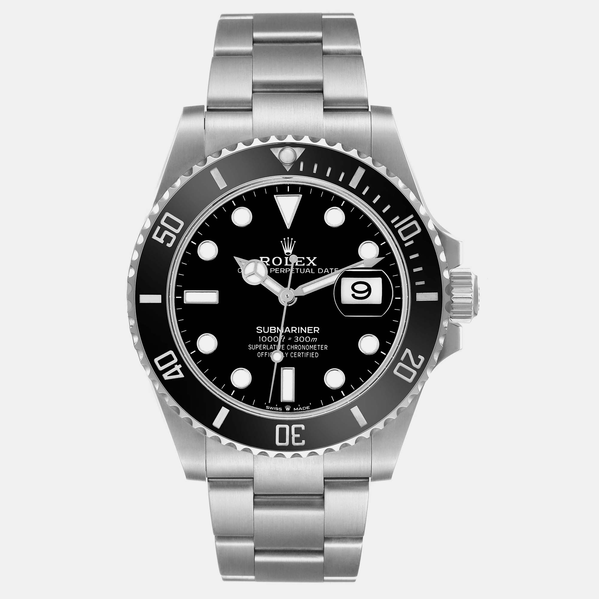 

Rolex Submariner Black Dial Ceramic Bezel Steel Men's Watch 126610 41 mm