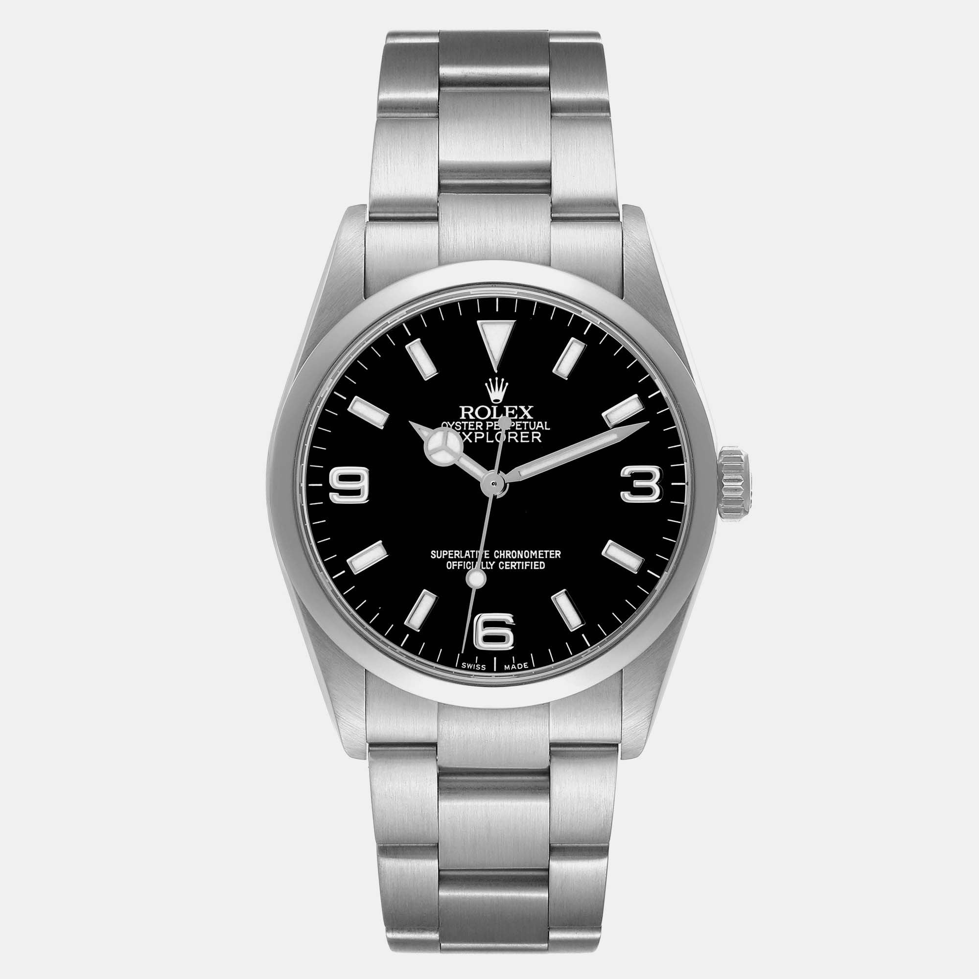 

Rolex Explorer I Black Dial Steel Men's Watch 114270 36 mm